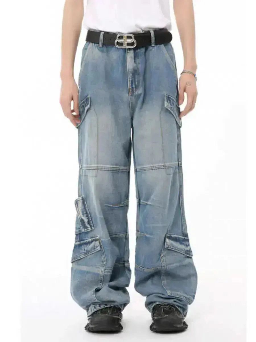 Japanese Brand Street Hip Hop Workwear Baggy Jeans Size US 32 / EU 48 - 1 Thumbnail