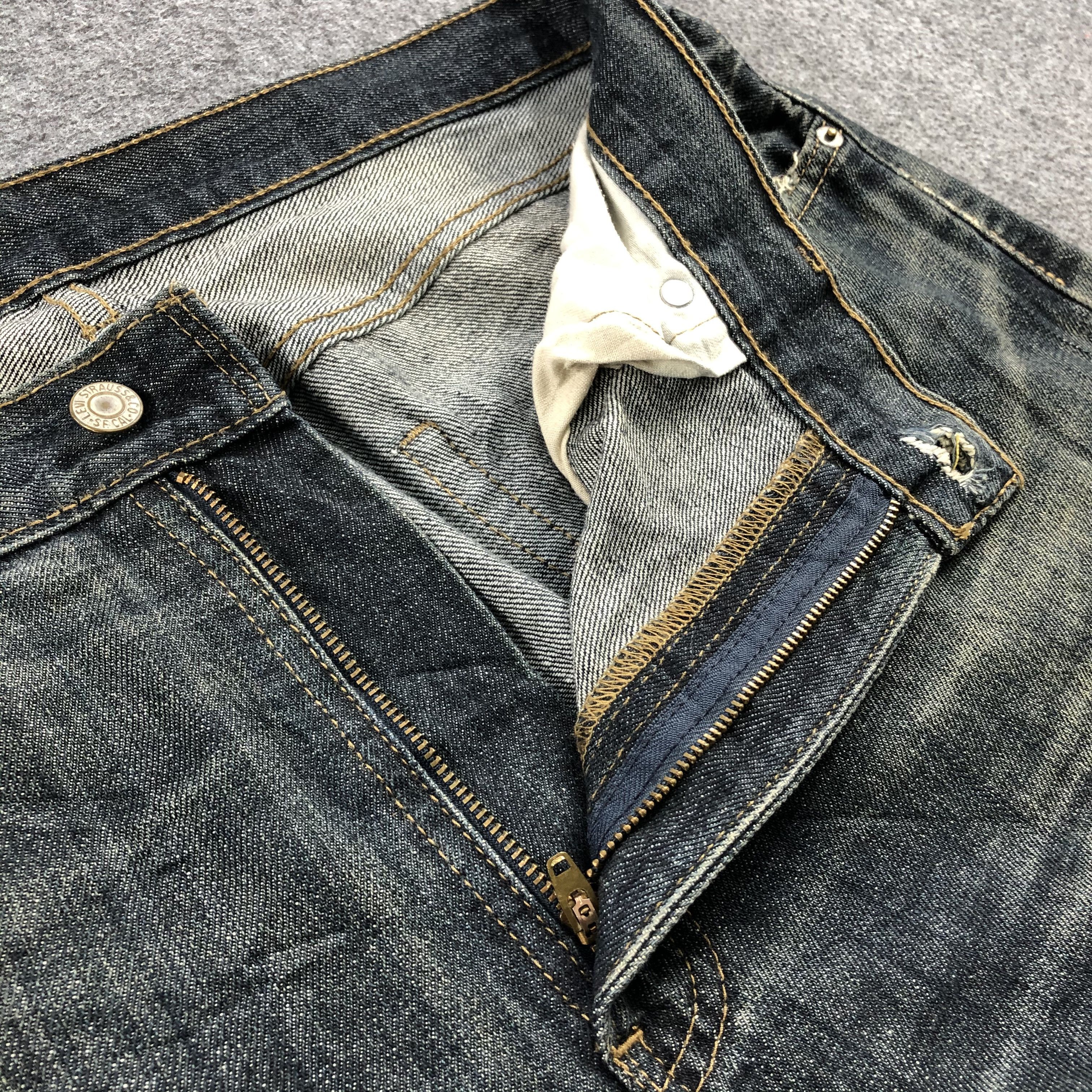 Levi's × Vintage Vintage Distress Mud Wash Levis 505 Jeans-JM1309 Size US 36 / EU 52 - 8 Thumbnail
