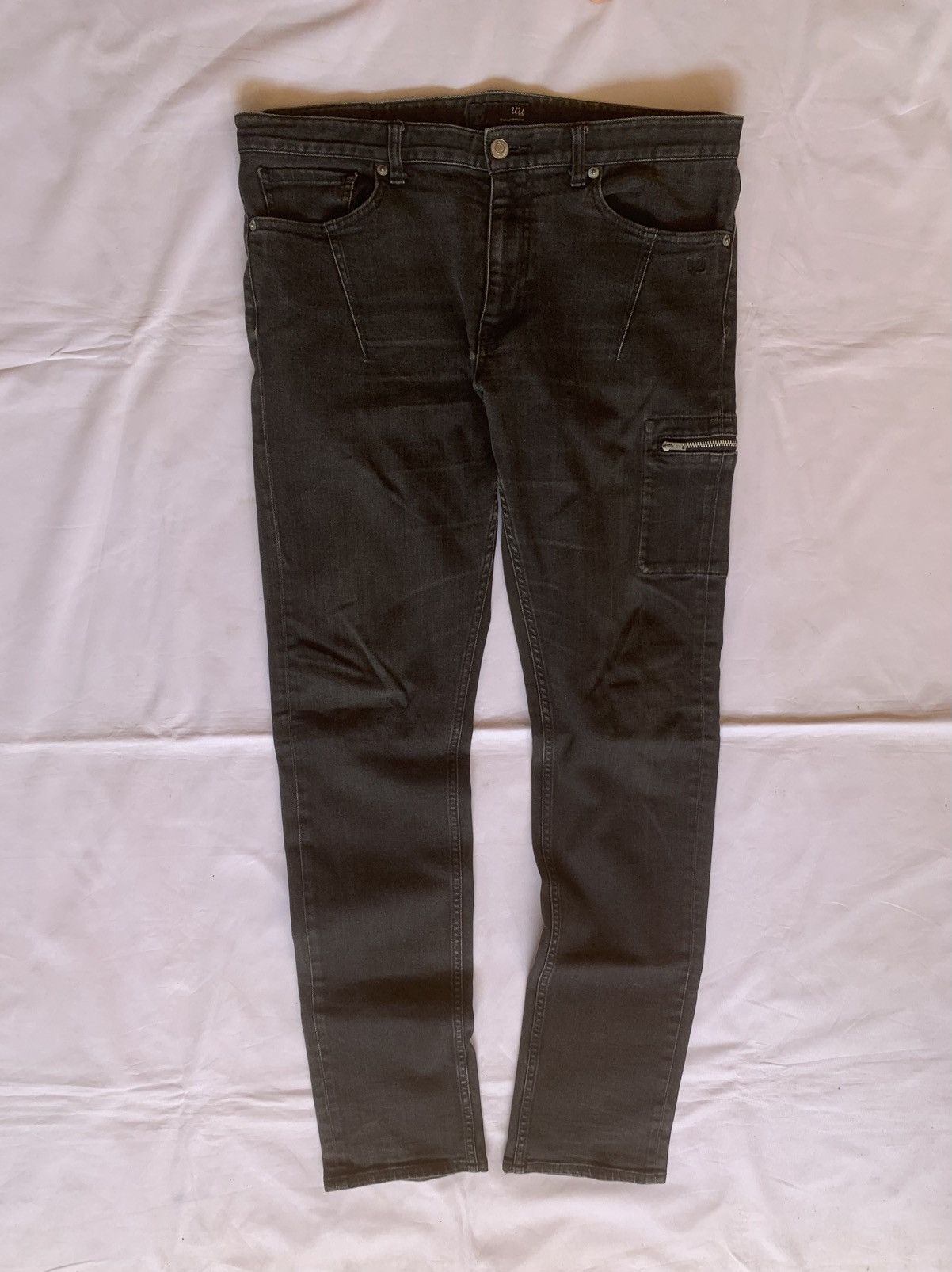 Hysteric Glamour × Undercover UU UNDERCOVER JEANS BLACK CARGO ZIPPER POCKET Size US 34 / EU 50 - 1 Thumbnail
