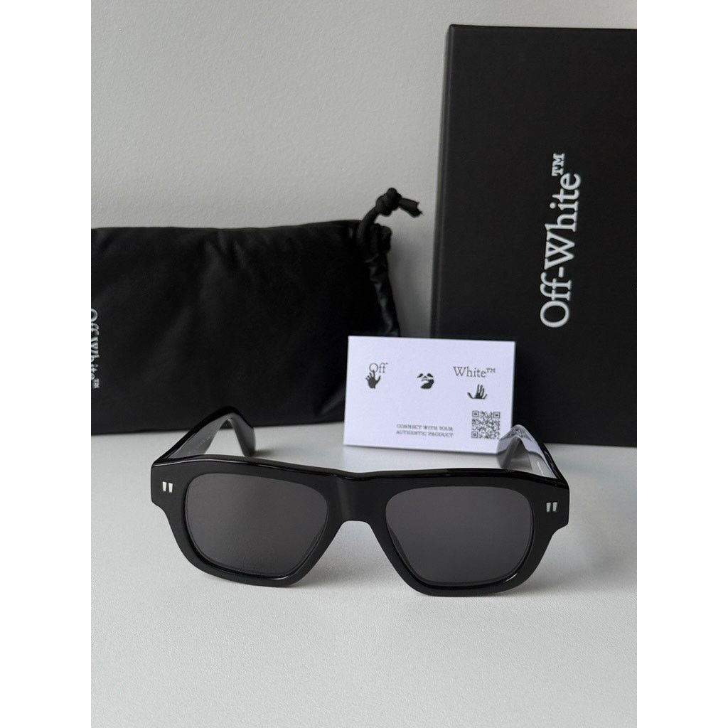 Off-White NEW Off White Providence Black Unisex Sunglasses Size ONE SIZE - 2 Thumbnail