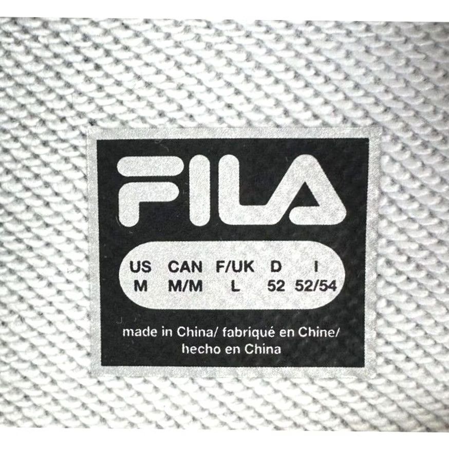 Fila FILA Hoodie Sweatshirt Mens Medium Grey Tie Dye Pullover Activewear Knit Pocket Hooded Pull Over Size US M / EU 48-50 / 2 - 4 Thumbnail