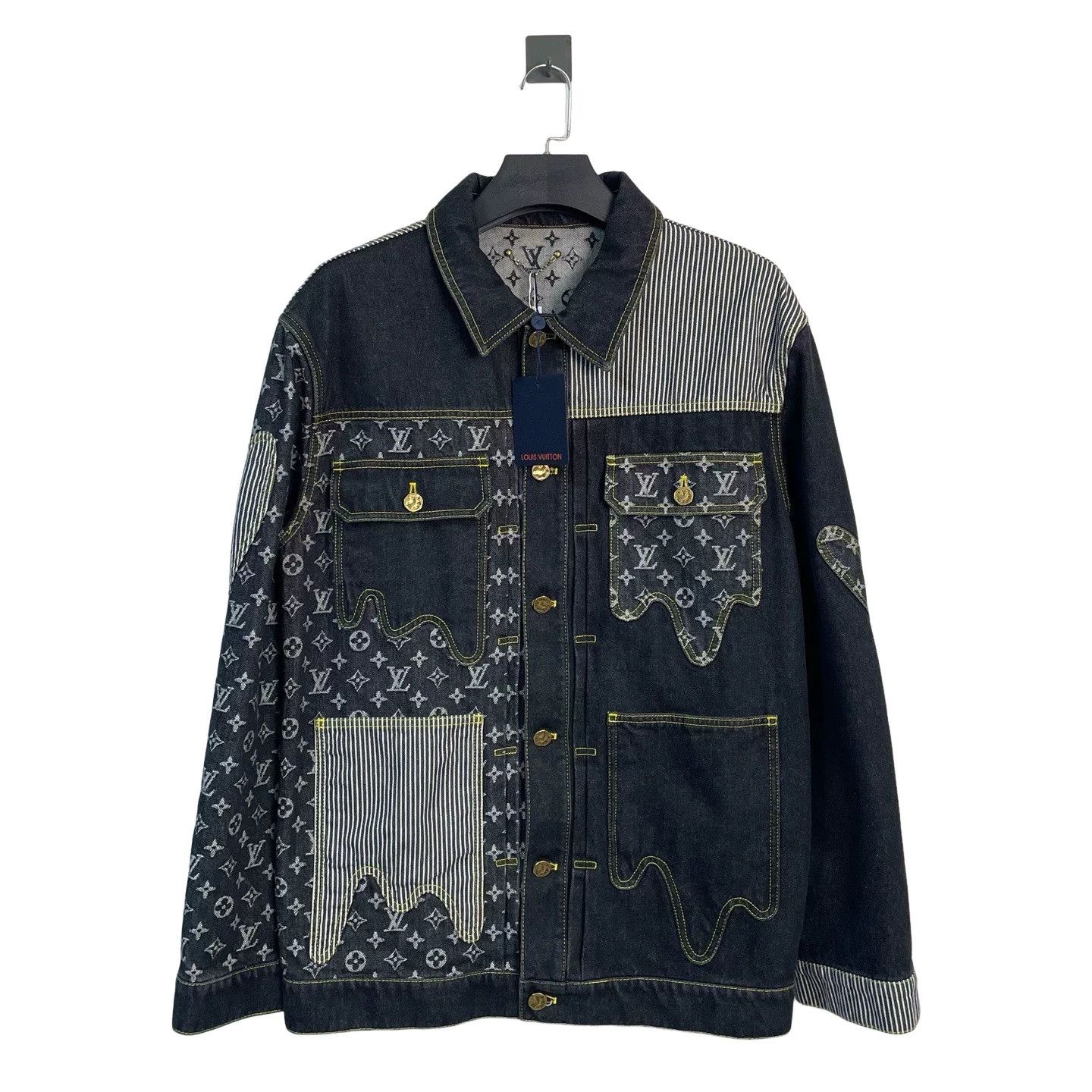 Louis Vuitton Louis Vuitton Monogram Denim Jacket Size L Size US L / EU 52-54 / 3 - 1 Thumbnail