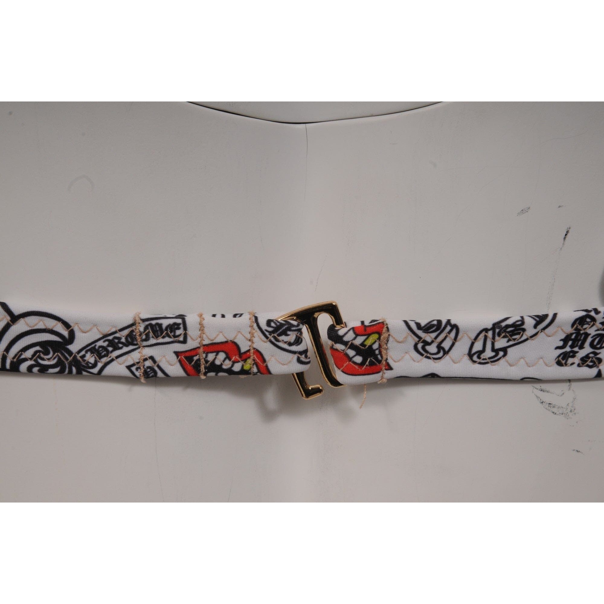 Chrome Hearts Chrome Hearts Dipped in Blue Matty Boy Bikini Top White Blac Size S / US 4 / IT 40 - 9 Thumbnail