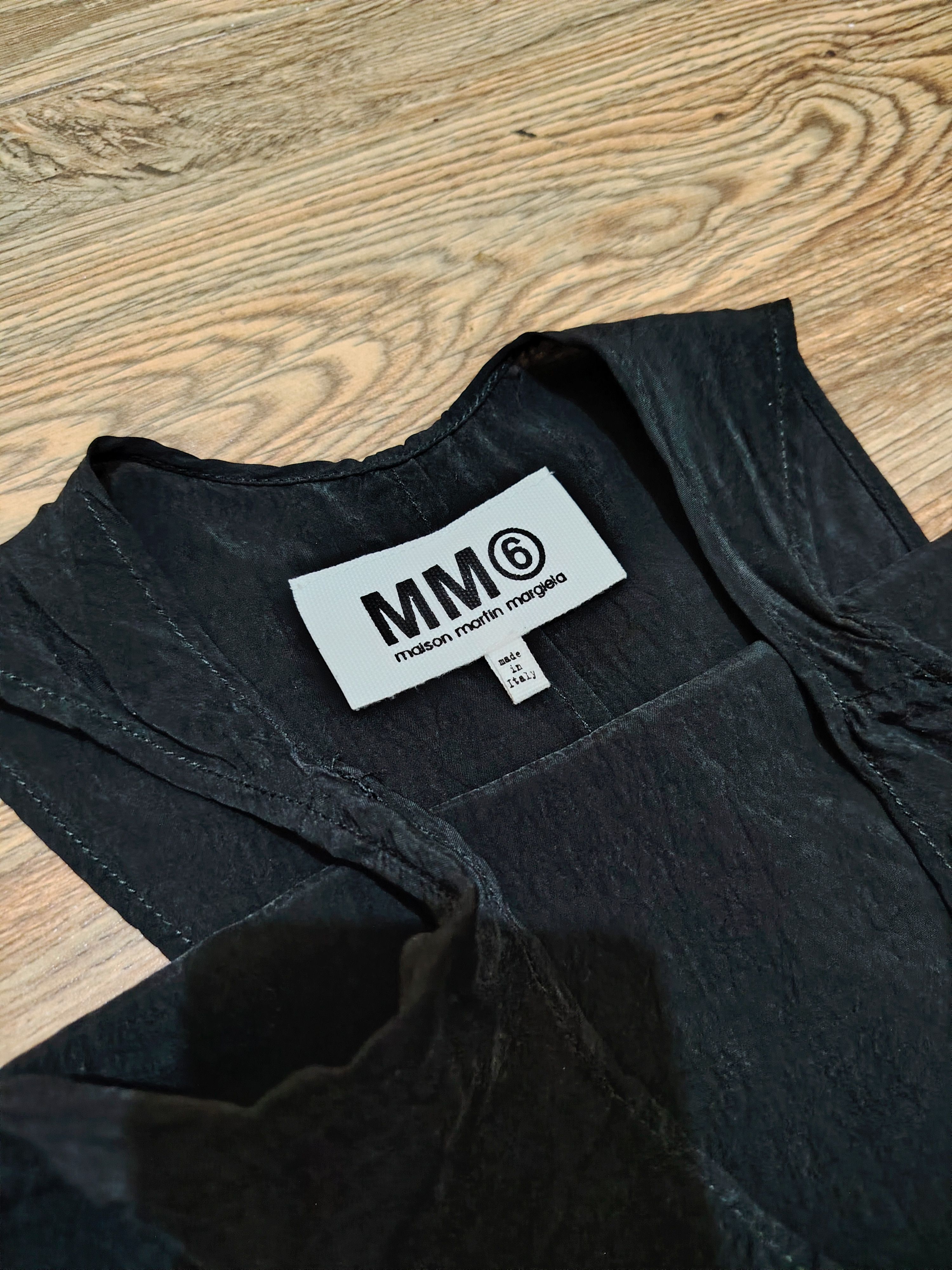 Maison Margiela MAISON MARGIELA - MM6 - 2012 - Cupro Tank Tops Size XS / US 0-2 / IT 36-38 - 4 Thumbnail