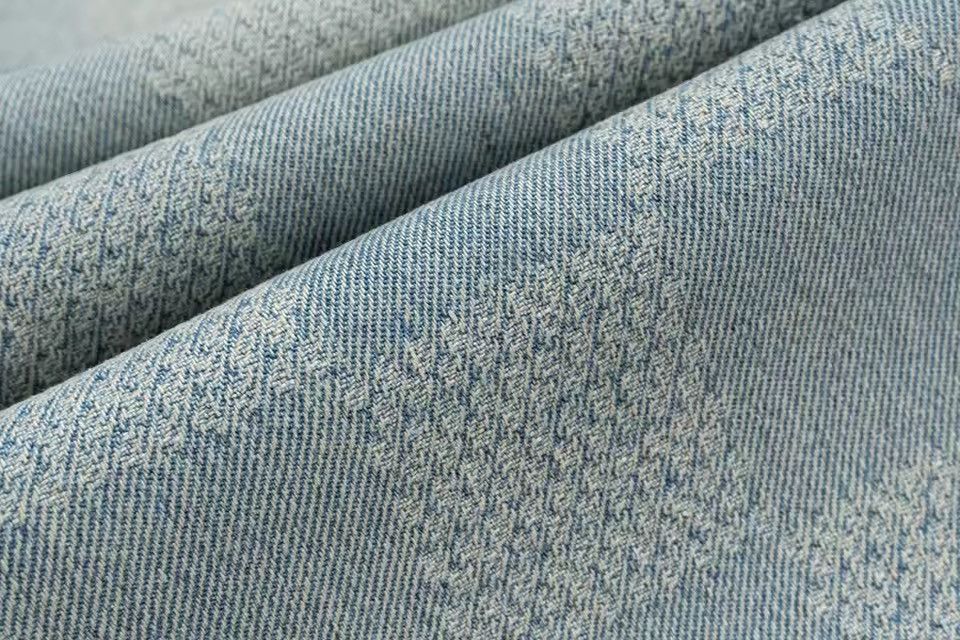 Jean Flared Patchwork Oversized Baggy Blue Washed Jeans Pants Size US 33 - 6 Thumbnail