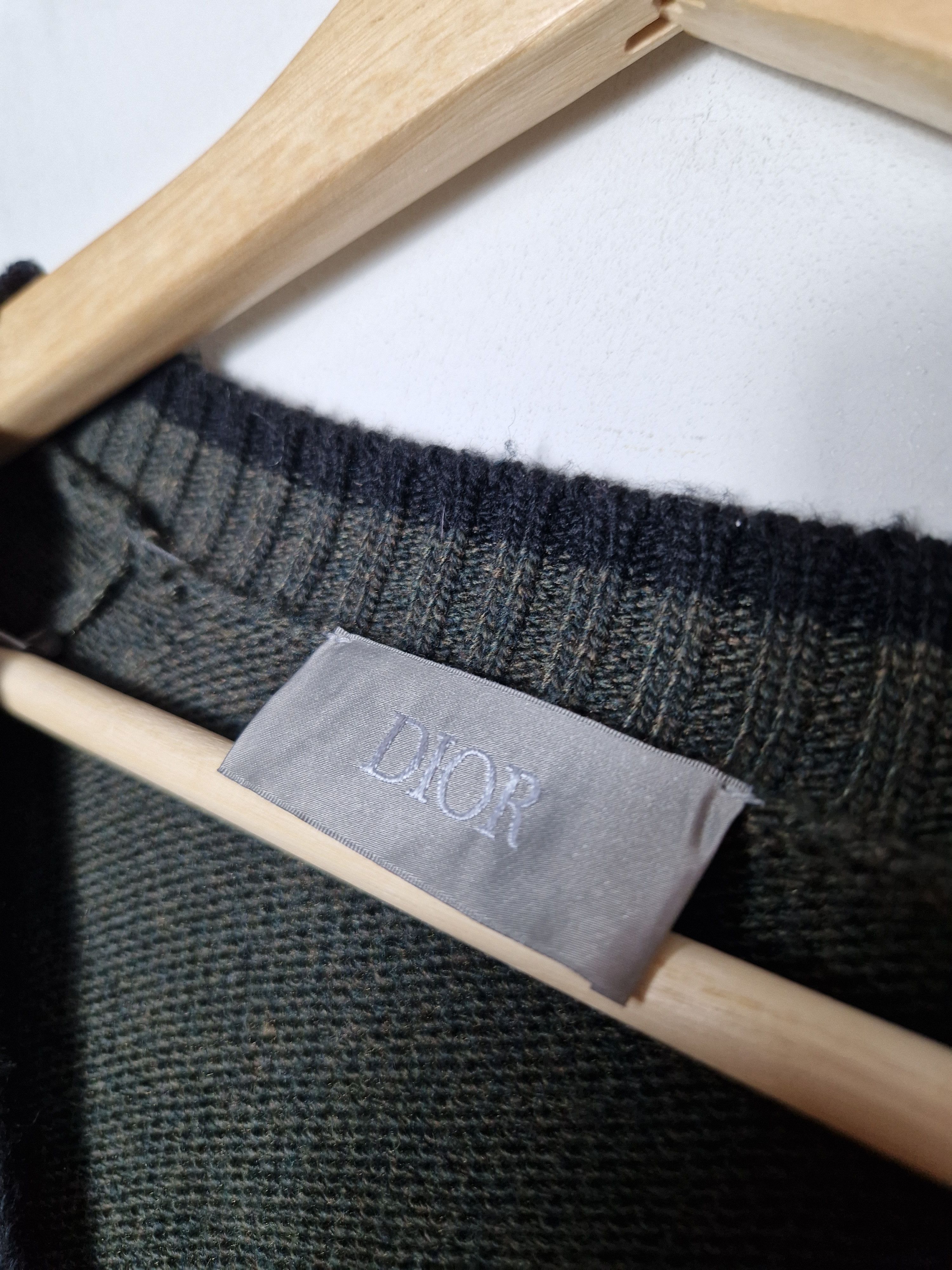 Dior Christian Dior Atelier Cardigan in Khaki Size US M / EU 48-50 / 2 - 5 Thumbnail