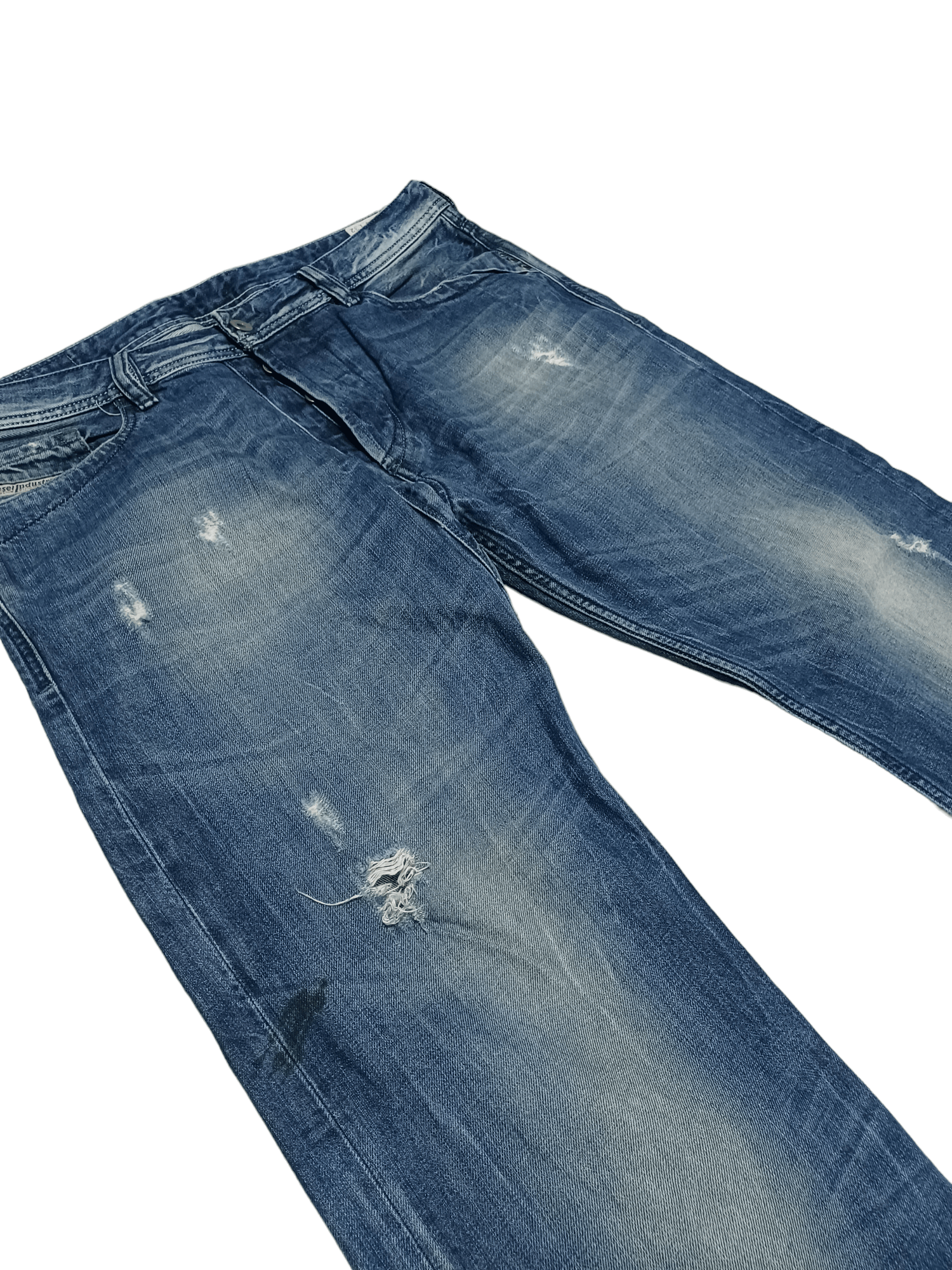 Diesel DIESEL DISTRESSED MENNIT W34 L32 AVANTGARDE JEANS Size US 34 / EU 50 - 3 Thumbnail