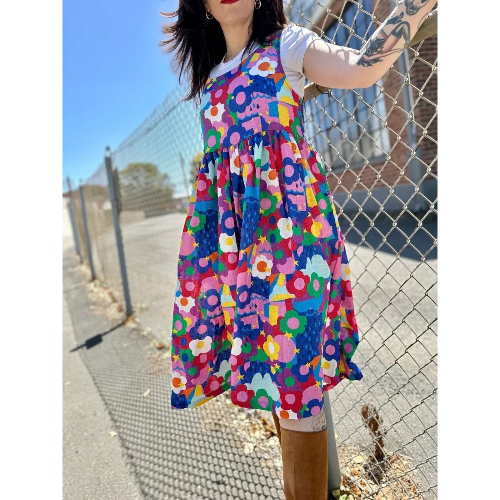 Other NOOWORKS Naomi Party Time Summer Daze Big Pocket Dress Size M / US 6-8 / IT 42-44 - 2 Thumbnail