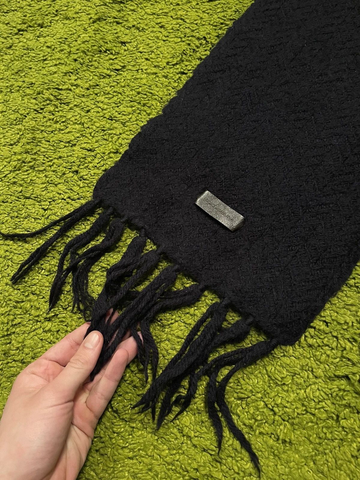 Designer × Dolce & Gabbana × Vintage Dolce & Gabbana D&G 2000s vintage cable knit wool scarf Y2K Size ONE SIZE - 3 Thumbnail