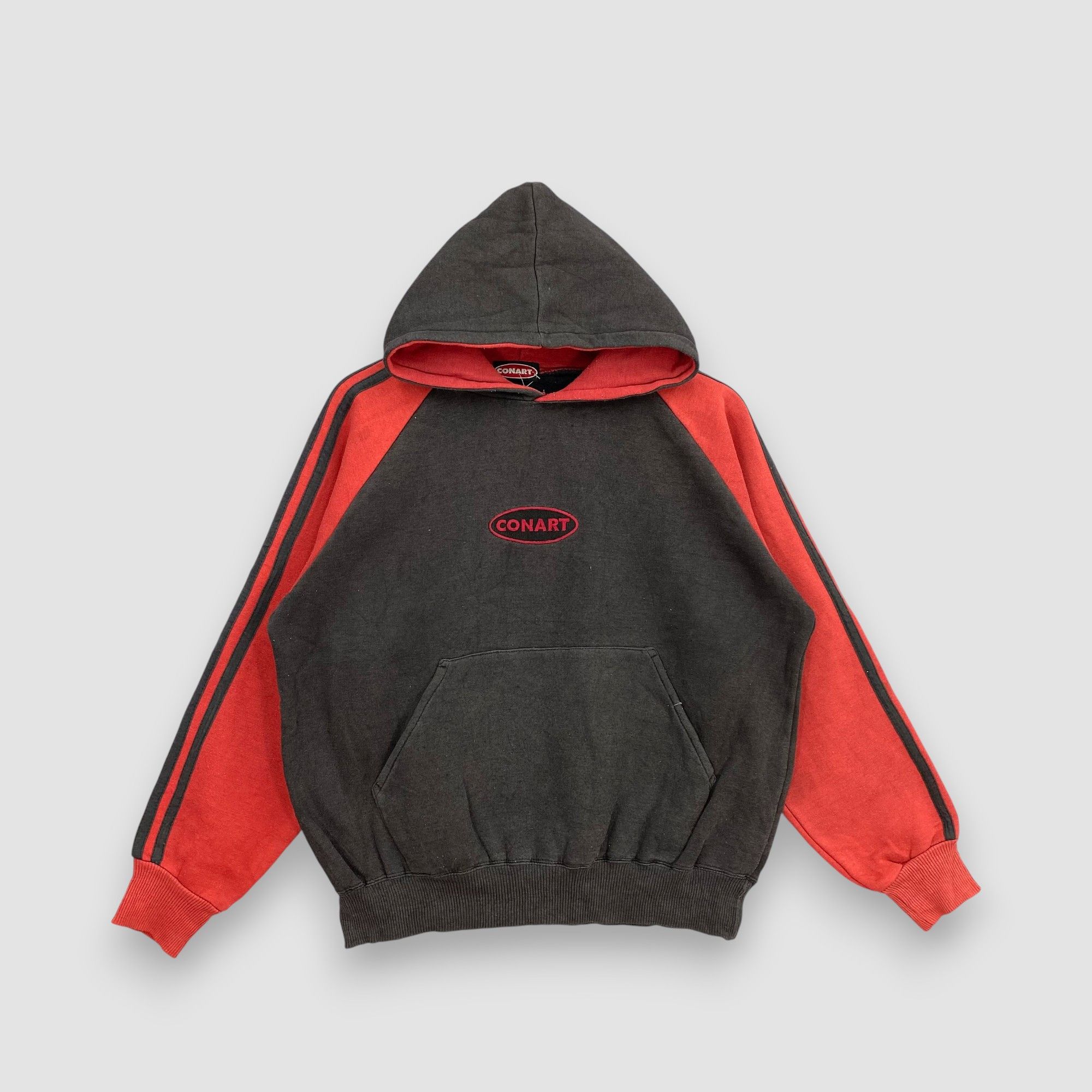 Vintage Vintage 90s Conart Hoodie Streetwear Pullover Jumper Size US L / EU 52-54 / 3 - 3 Thumbnail