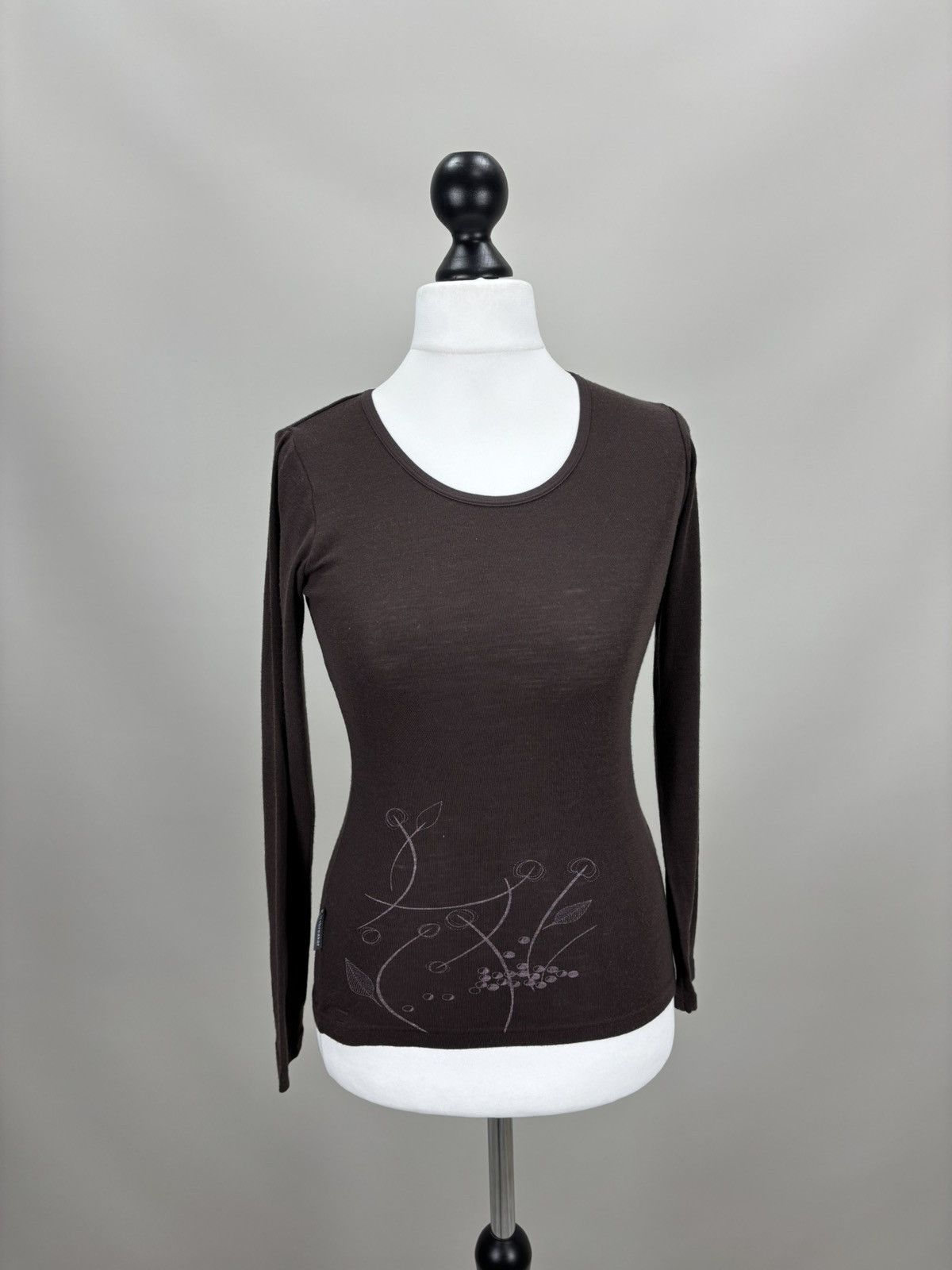 Icebreaker Womens long sleeve Icebreaker Size S Color Brown Size S / US 4 / IT 40 - 1 Thumbnail