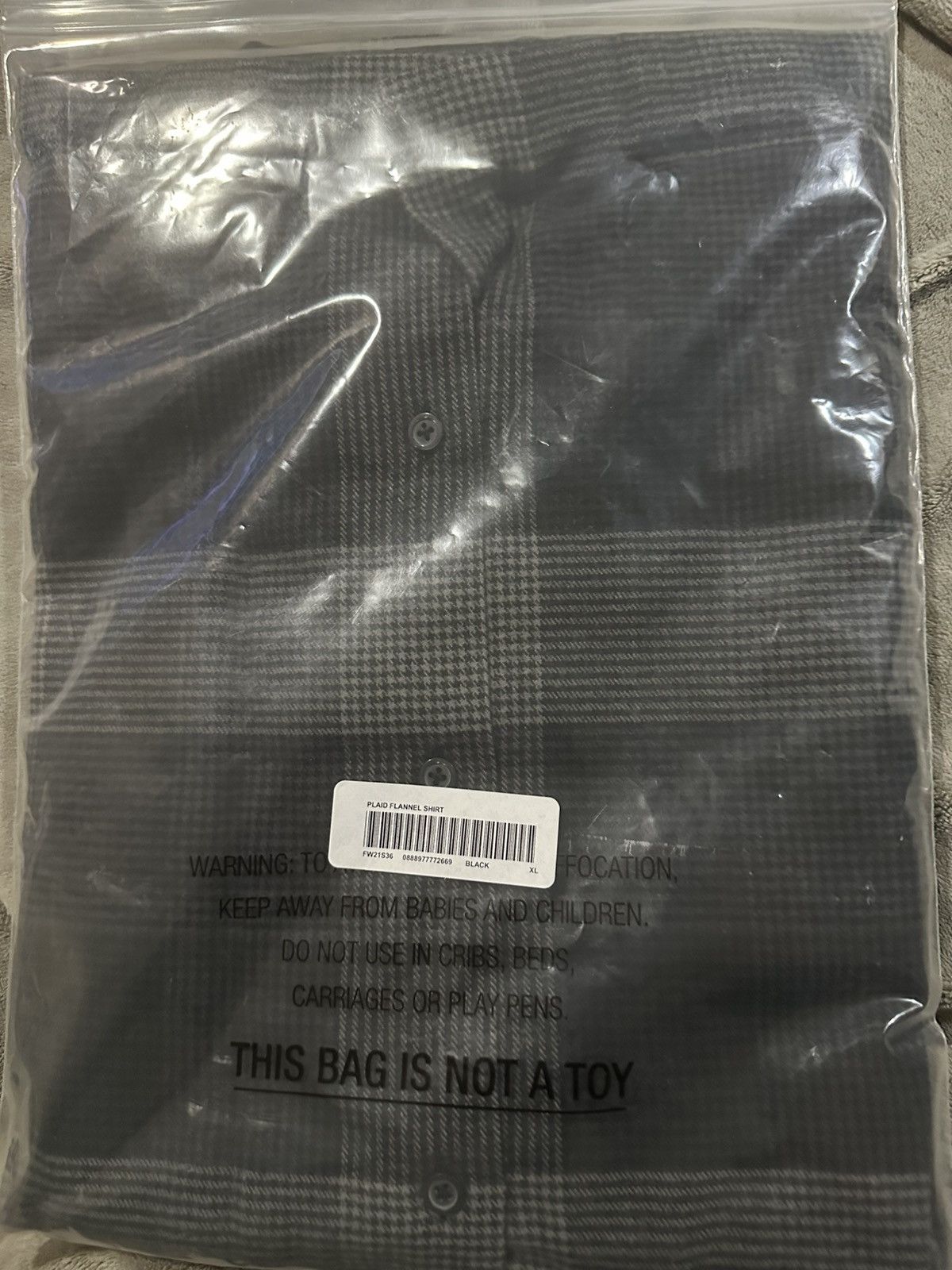 Supreme Supreme Plaid Flannel Shirt In Black FW21 Size XL box logo Size US XL / EU 56 / 4 - 3 Thumbnail