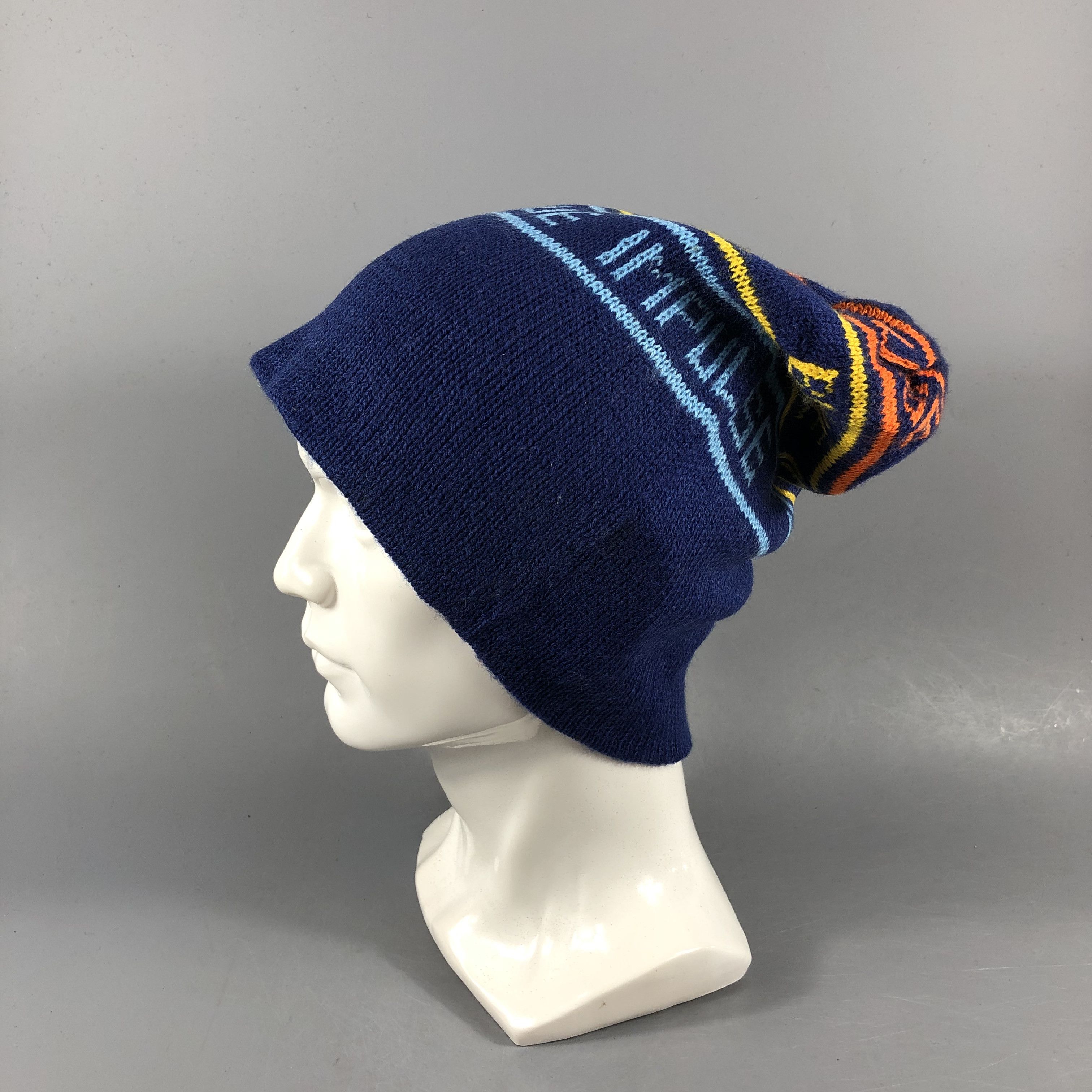 Vintage Blue Impulse Slouchy Beanie Snowcap Snow Hat B948 Size ONE SIZE - 1 Thumbnail