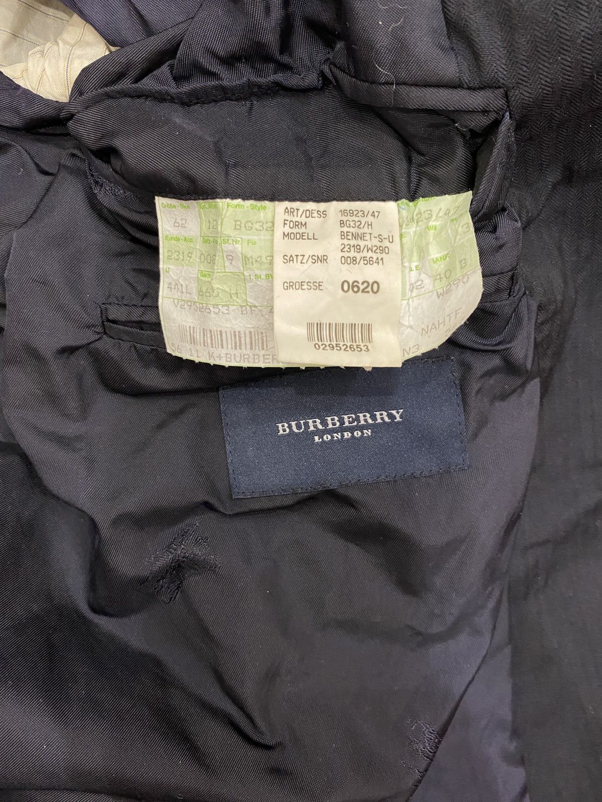 Burberry × Designer × Vintage Vintage Burberry Size 54L - 5 Thumbnail