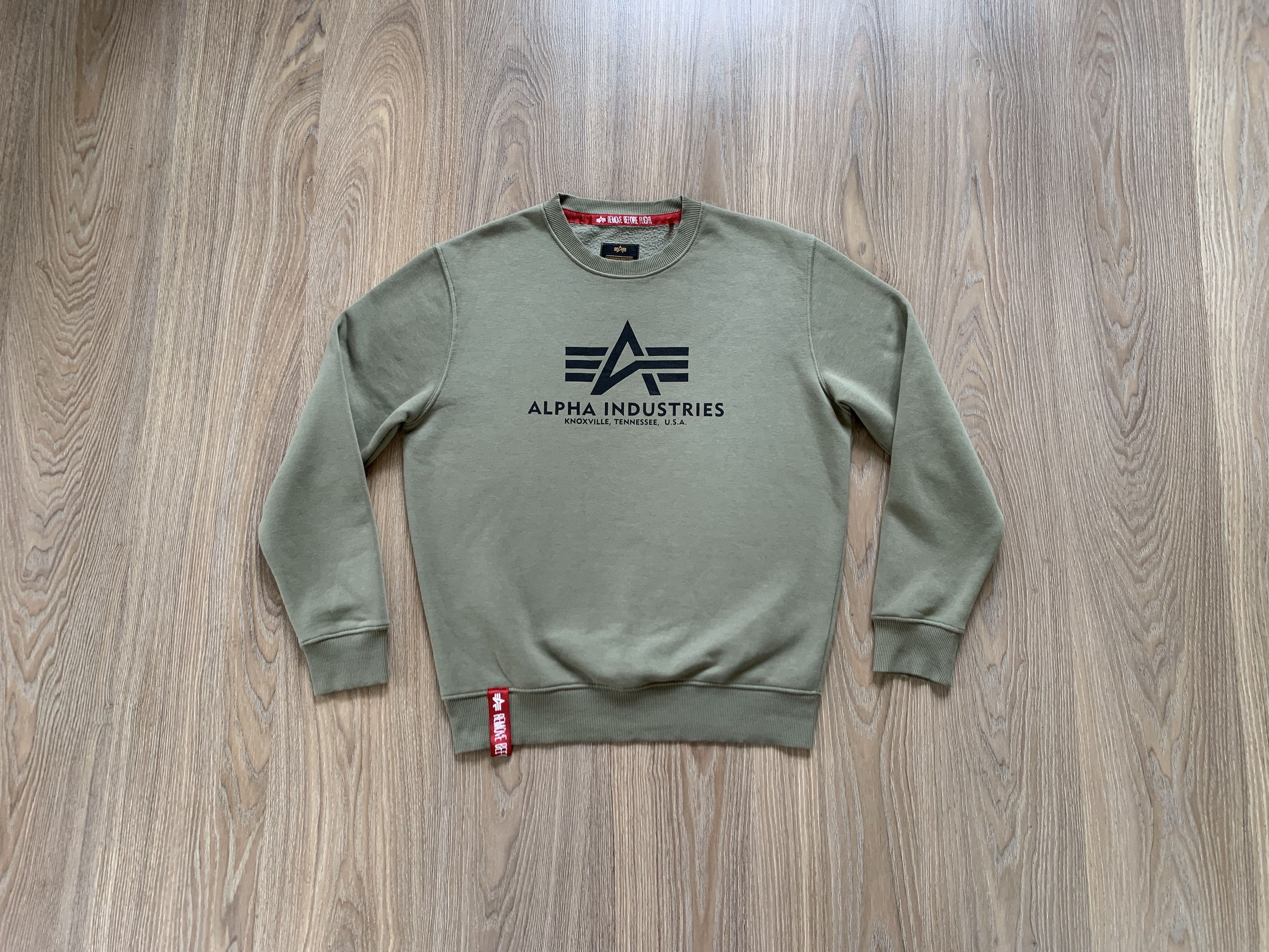 Alpha Industries × Vintage Alpha Industries Vintage Printed Sweatshirt Size US M / EU 48-50 / 2 - 12 Thumbnail