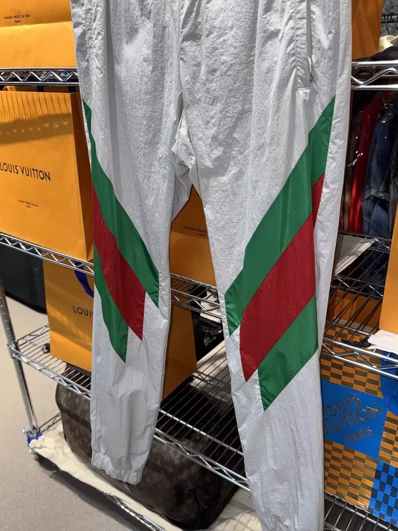 Gucci Gucci Classic red and green reflective sports pants 2503-Ne Size US 30 / EU 46 - 3 Thumbnail
