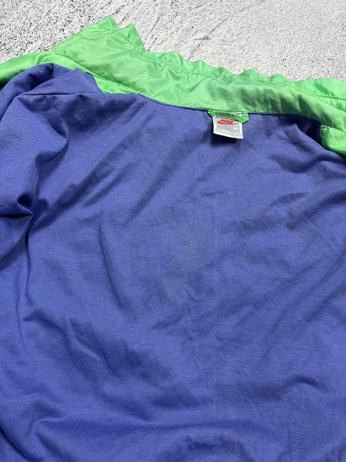 Nike × Vintage Nike Swoosh Y2k 90s Oversized Nylon Retro Track Jacket Size US M / EU 48-50 / 2 - 10 Thumbnail