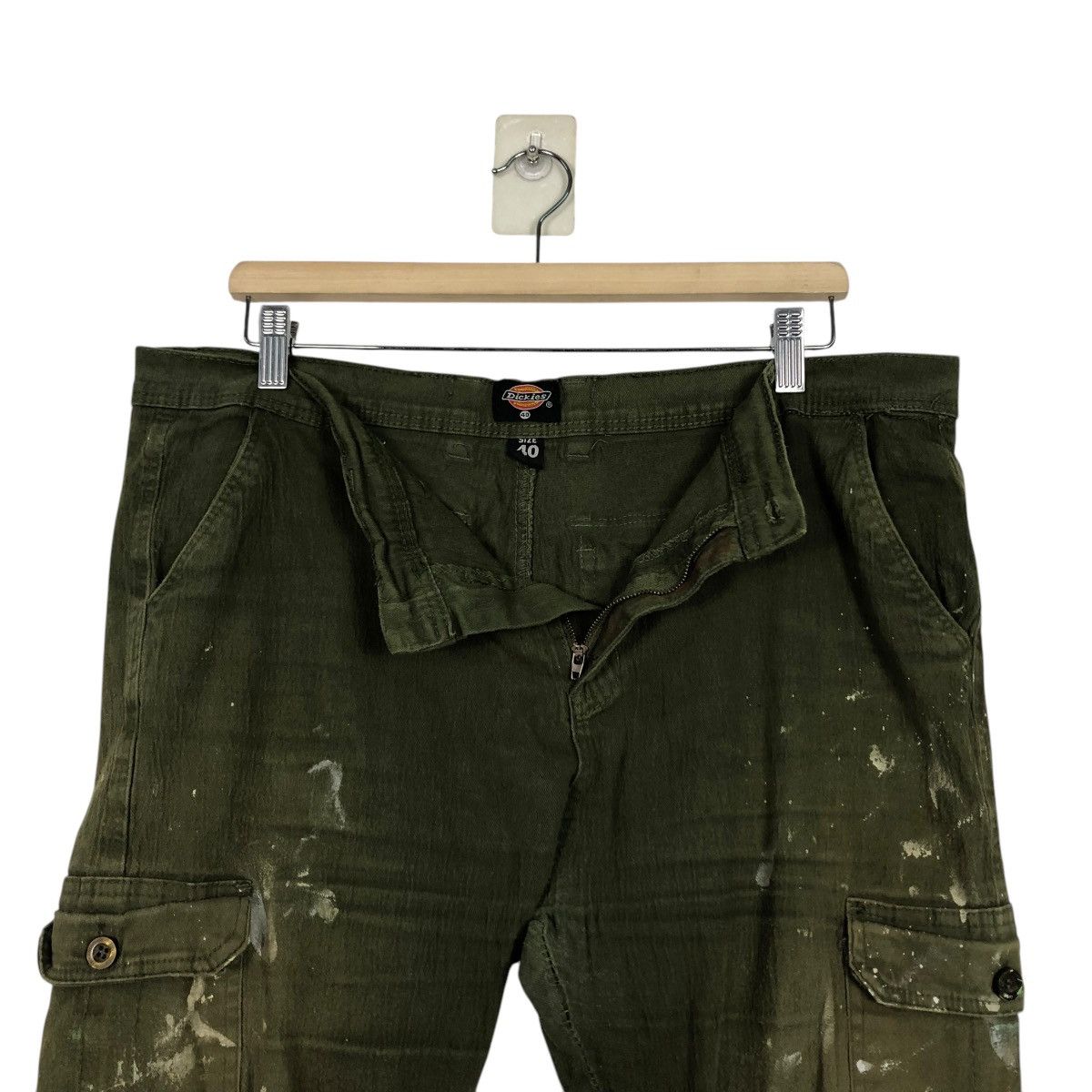 Japanese Brand 🔥VINTAGE WORKER PANTS CARGO PAINT DESIGN DICKIES USA Size US 36 / EU 52 - 16 Thumbnail