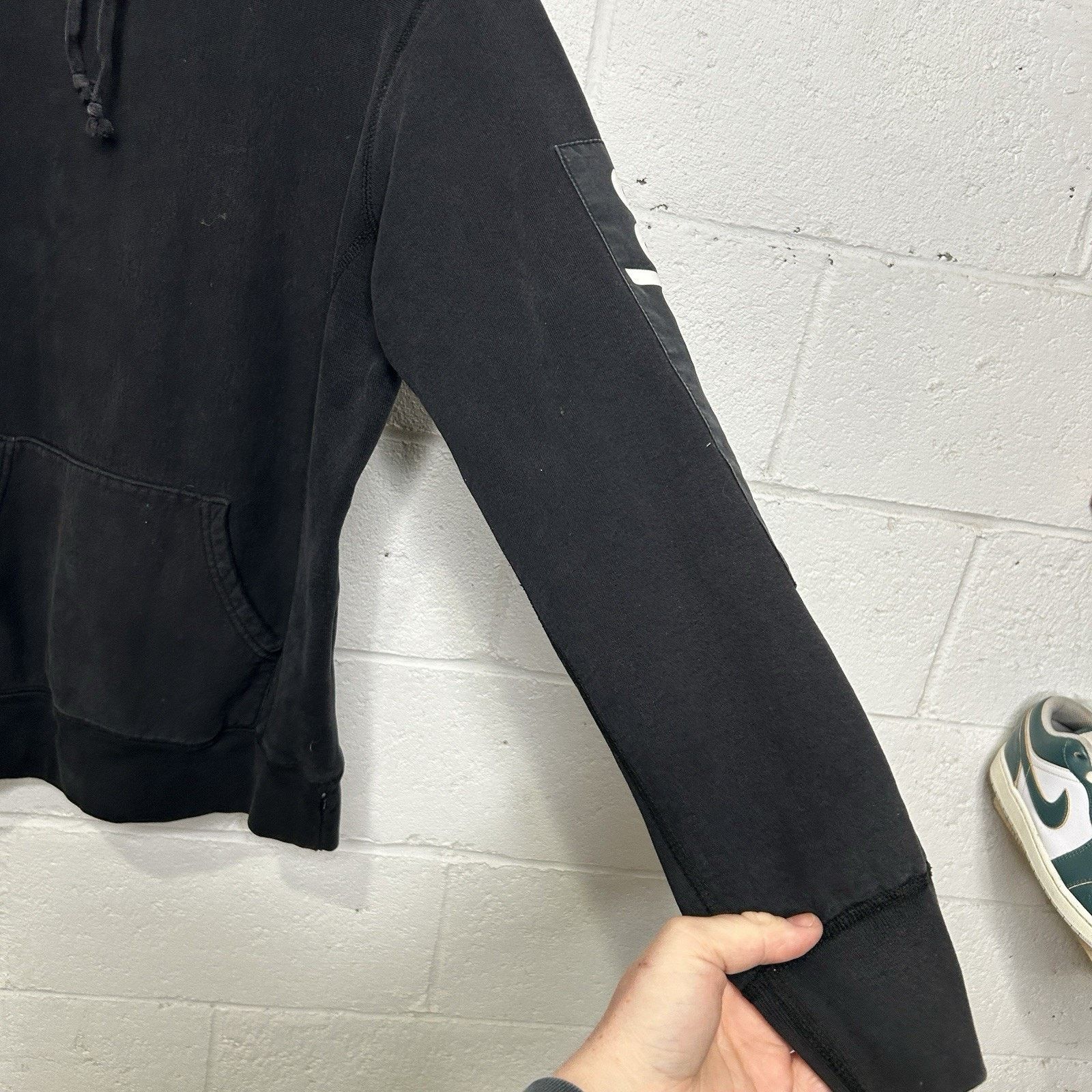 Supreme Supreme Street Hype Patch Sleeve Pullover Hoodie “Black” Size US M / EU 48-50 / 2 - 8 Thumbnail