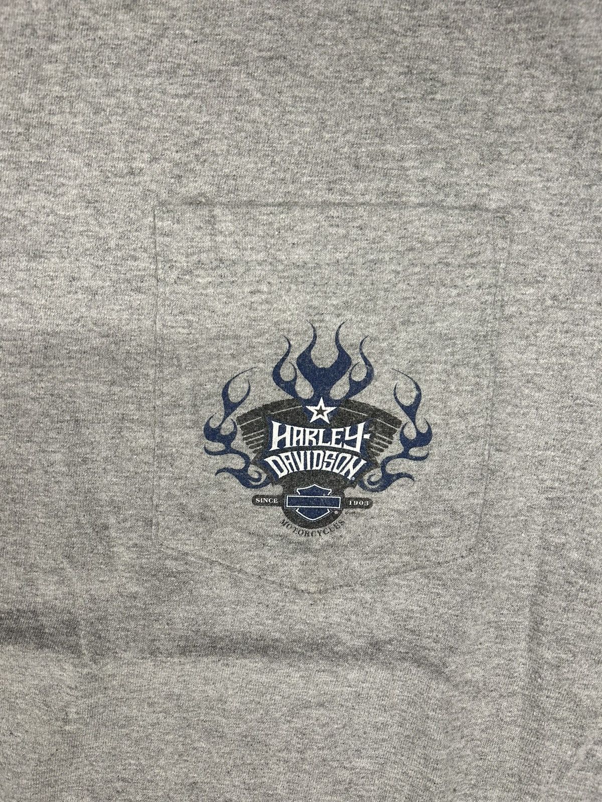 Harley Davidson × Vintage Crazy Vintage Y2K Essential Grey Harley Davidson Tee Shirt Size US M / EU 48-50 / 2 - 3 Thumbnail
