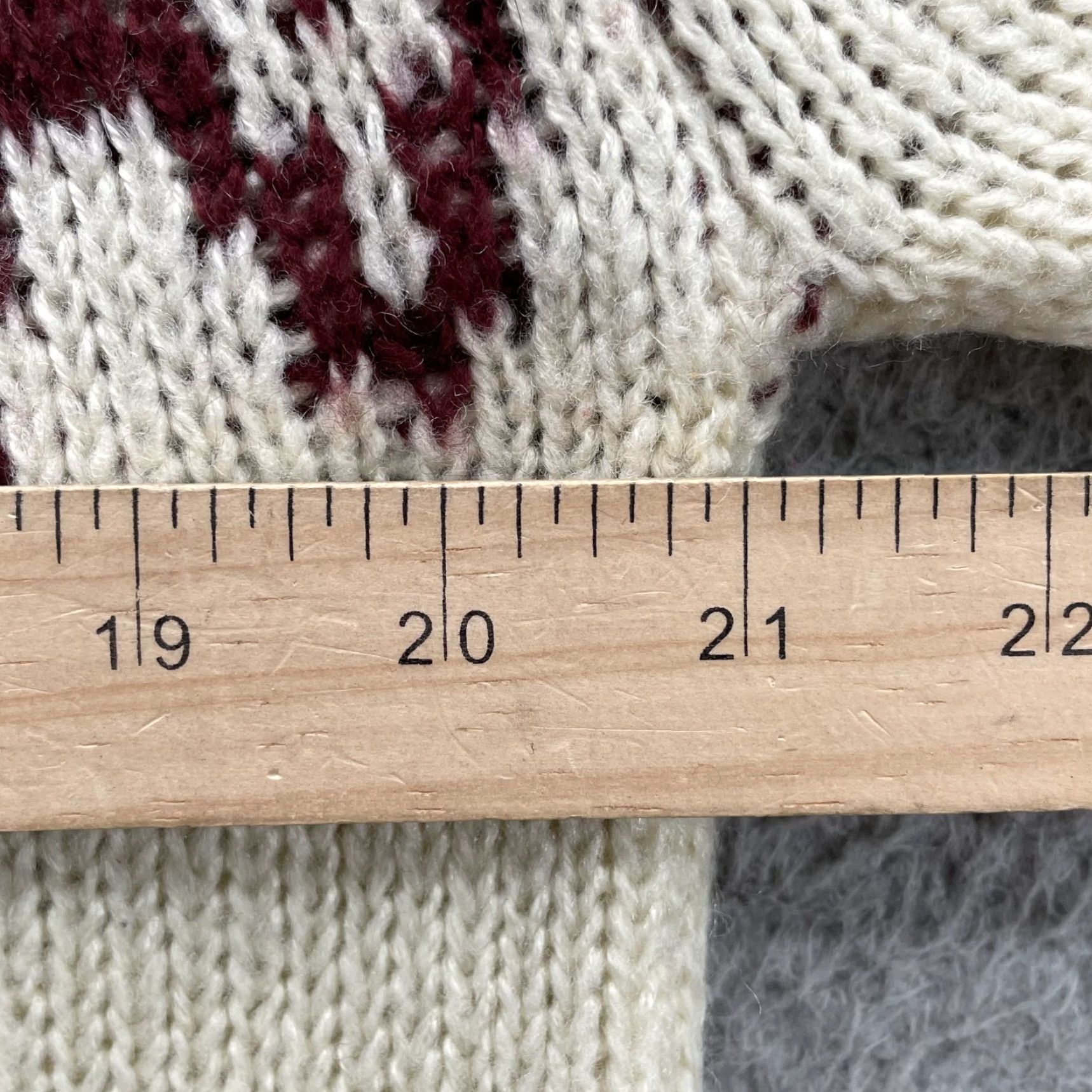 Stoic Stoic Nordic Knit Sweater Women Small Red White Cabin Academia Winter Preppy 90s Vintage Size S / US 4 / IT 40 - 4 Thumbnail