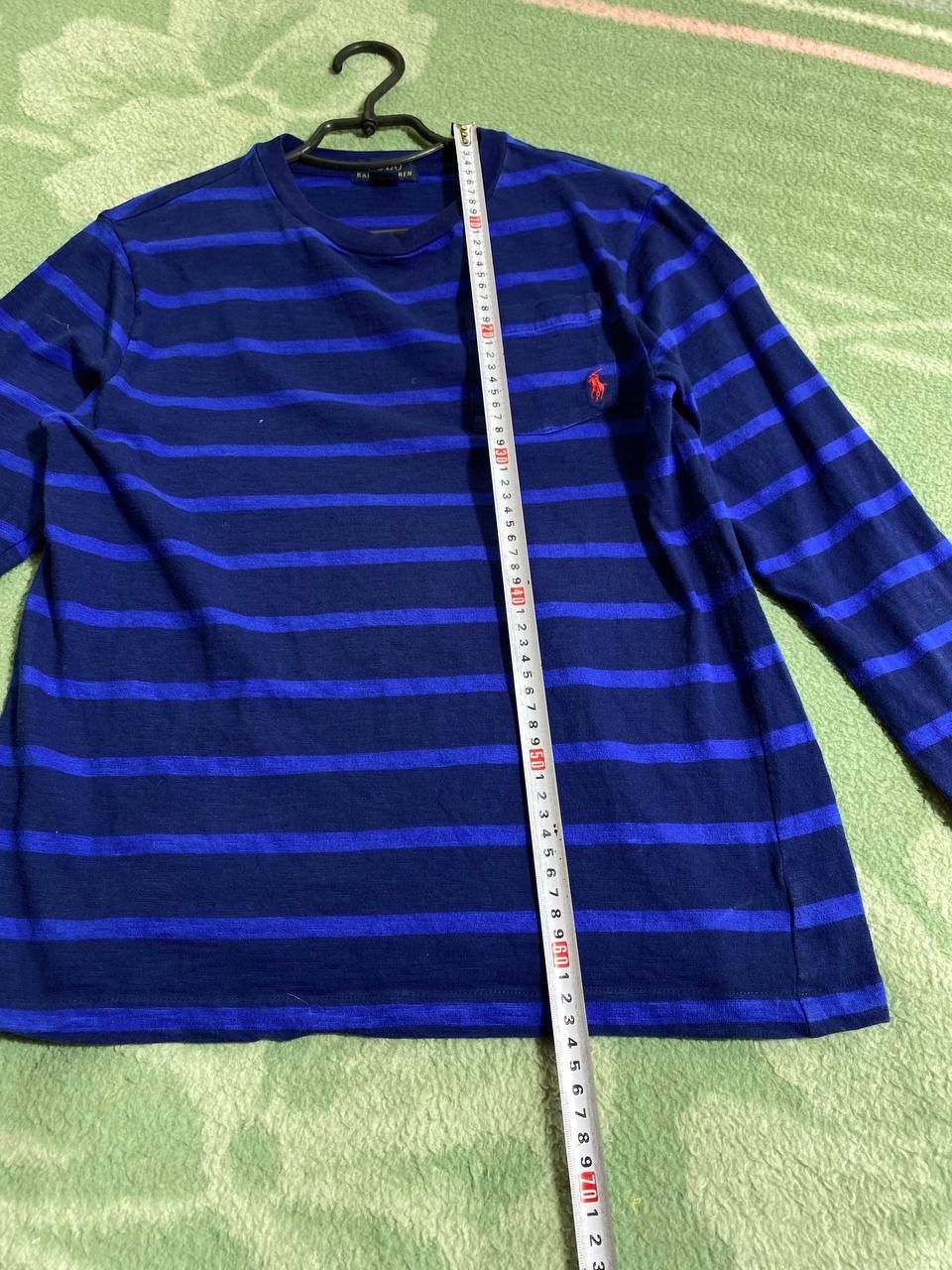 Polo Ralph Lauren × Vintage Vintage Polo Ralph Lauren Rugby Sweatshirt Striped Baggy 90s Size US S / EU 44-46 / 1 - 10 Thumbnail