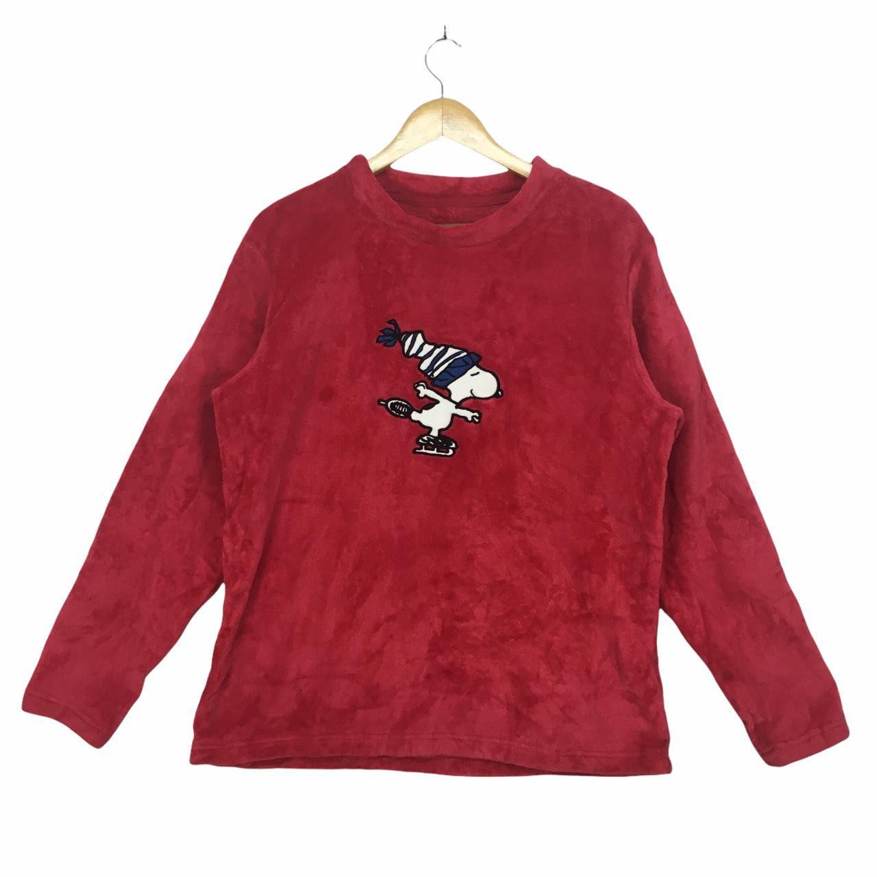 Peanuts Vtg PEANUTS Snoopy Sweatshirt Big Logo Cartoon Spell Size XL / US 12-14 / IT 48-50 - 1 Thumbnail