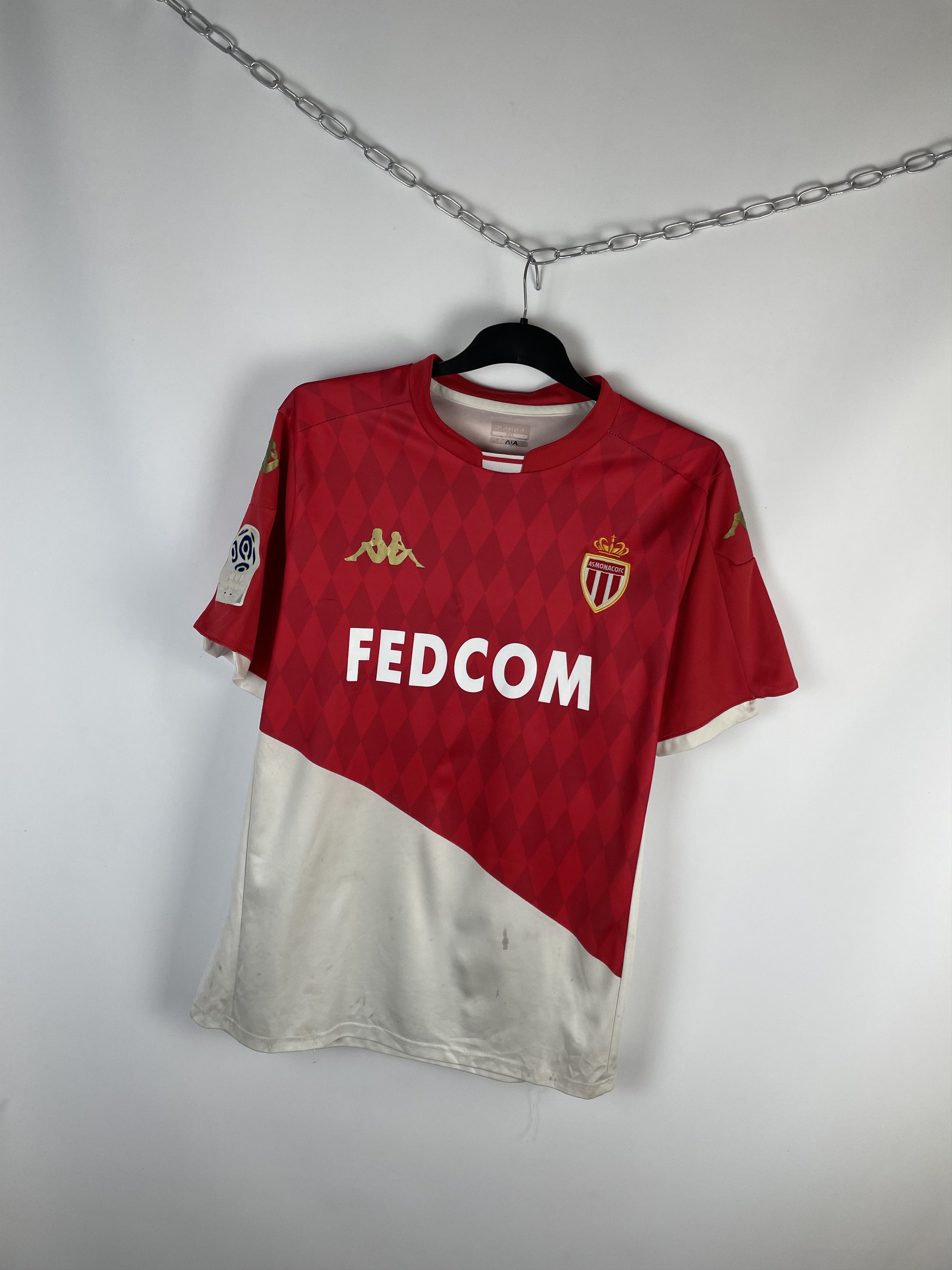 Kappa Vintage Kappa Monaco Ben Yedder Soccer Jersey Size US XXL / EU 58 / 5 - 2 Thumbnail