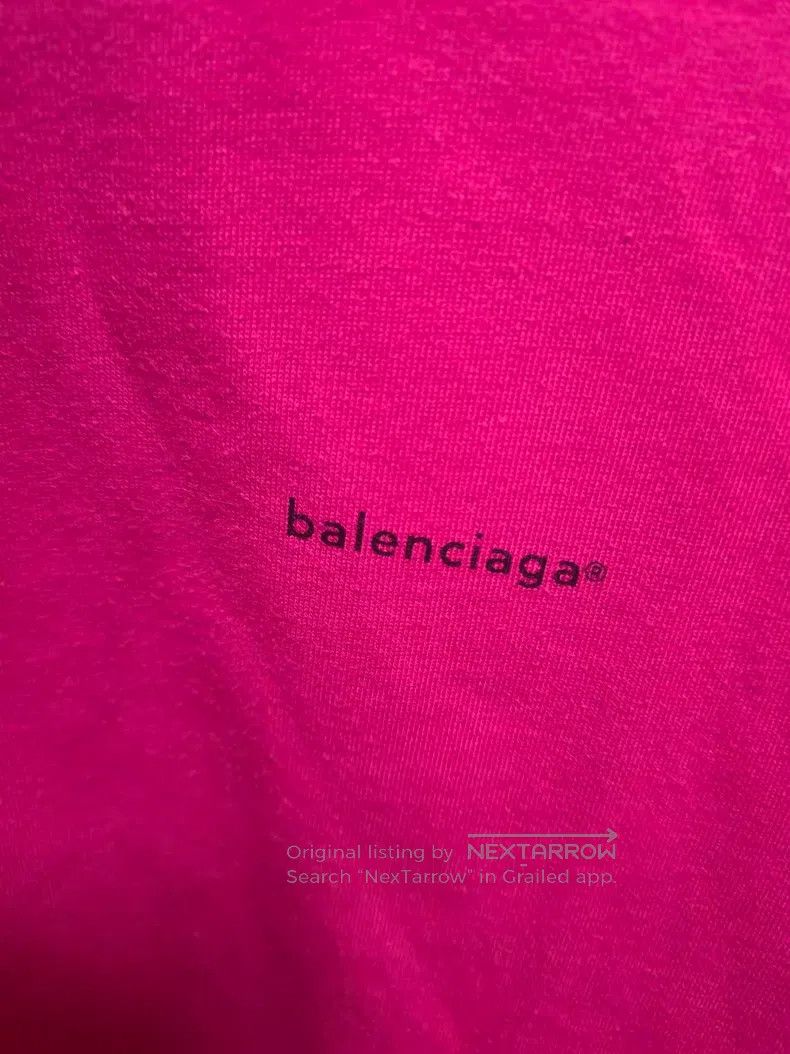 Balenciaga Balenciaga Pink Short Sleeve T-Shirt Size US XS / EU 42 / 0 - 5 Thumbnail