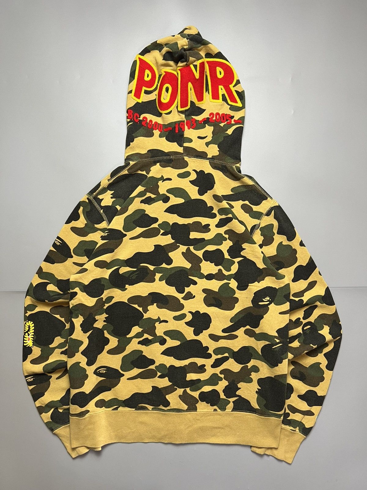Bape Vintage Bape Shark PONR FullZipper Hoodie Size US L / EU 52-54 / 3 - 7 Thumbnail