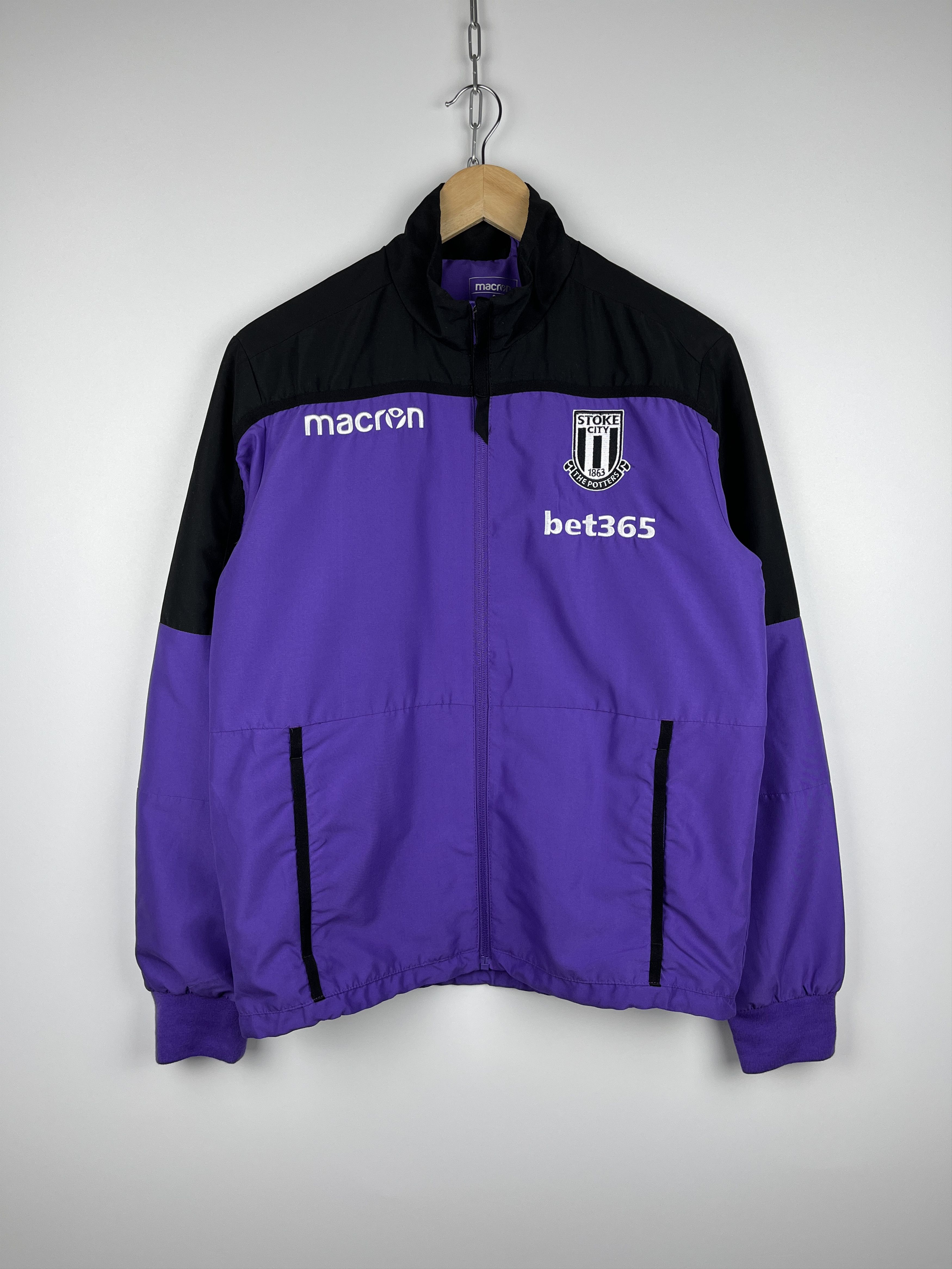 Macron Macron FC Stoke City Track Jacket Football Soccer Size US S / EU 44-46 / 1 - 1 Thumbnail