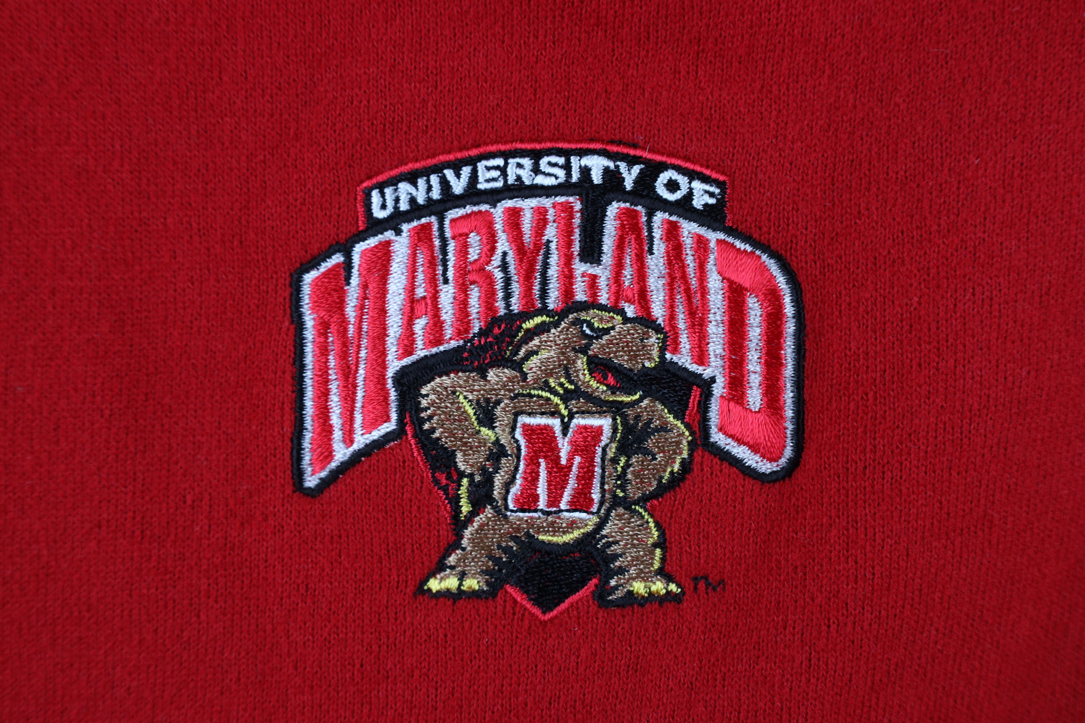 Vintage Deadstock Vintage University of Maryland Crewneck Sweatshirt Size US L / EU 52-54 / 3 - 4 Thumbnail