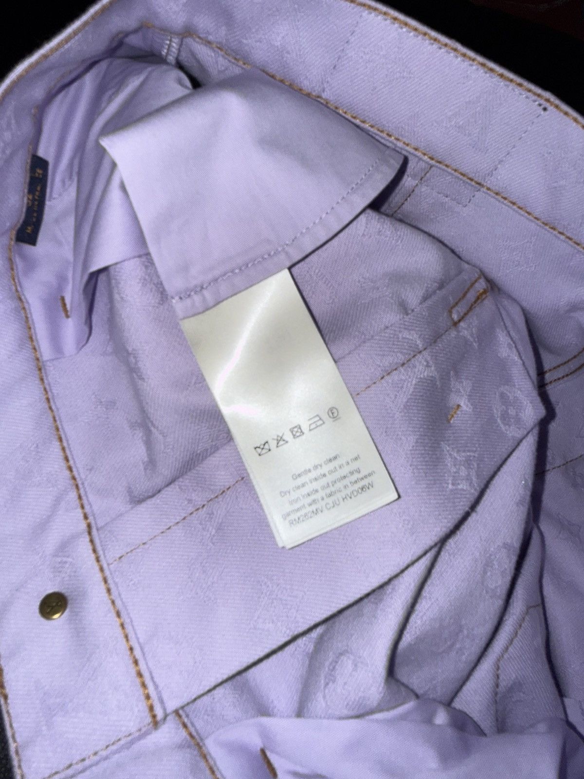 Louis Vuitton Monogram denim workwear shorts Size US 32 / EU 48 - 9 Thumbnail