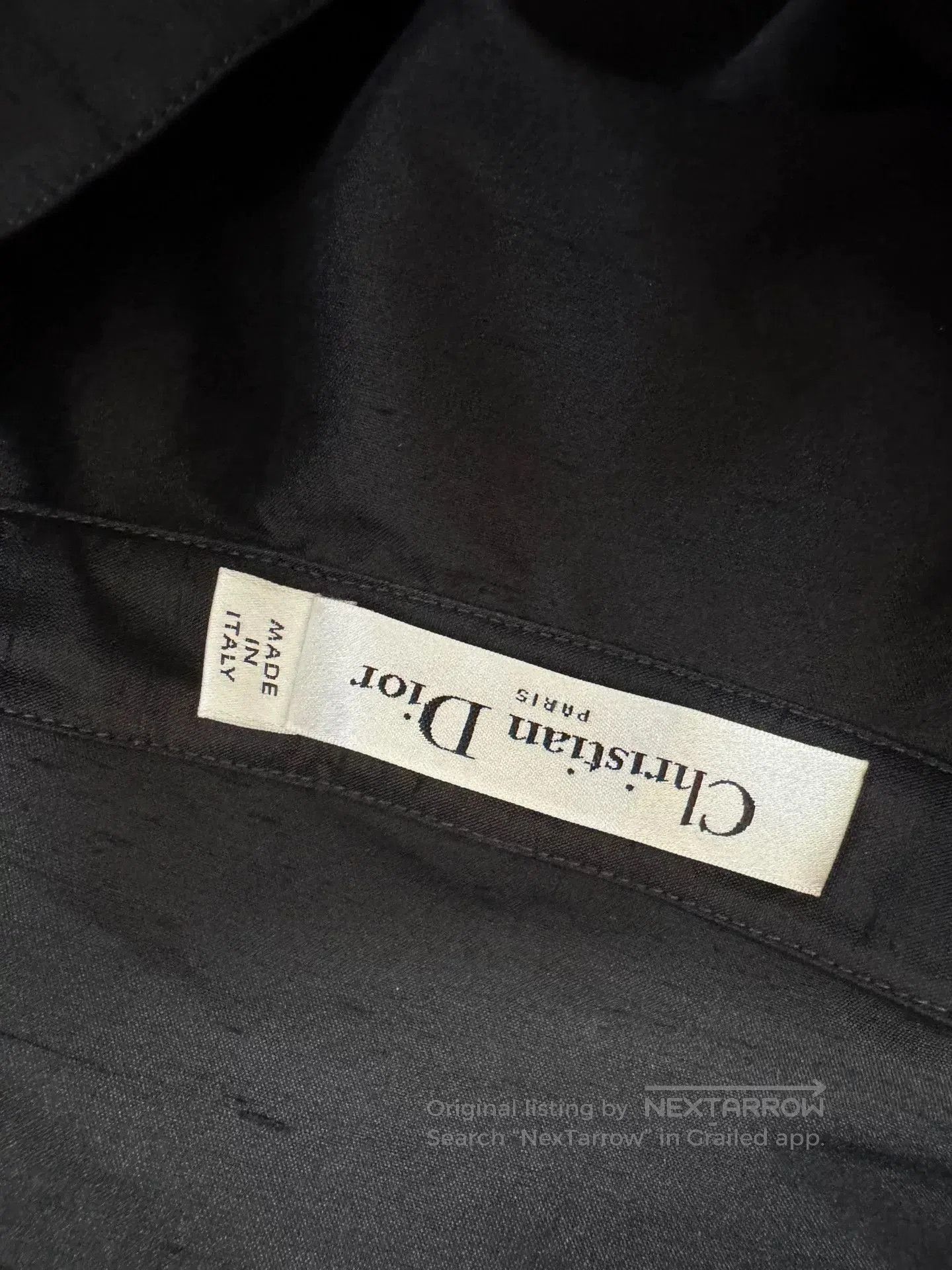 Dior elegant silk top with tie from Dior. Size M / US 6-8 / IT 42-44 - 4 Thumbnail