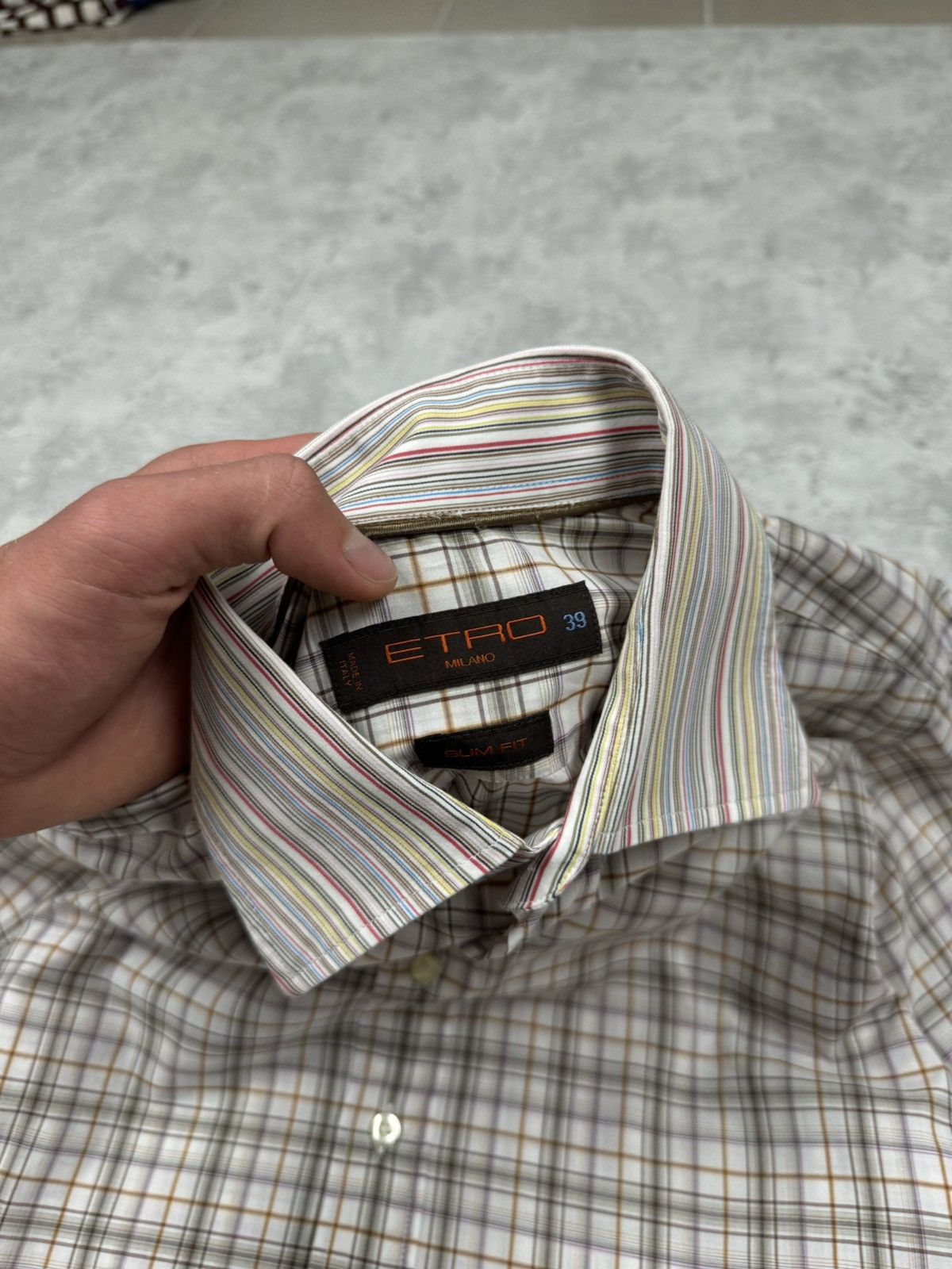 Etro Etro Plaid Shirt Button Up Size 39 Size US M / EU 48-50 / 2 - 11 Thumbnail