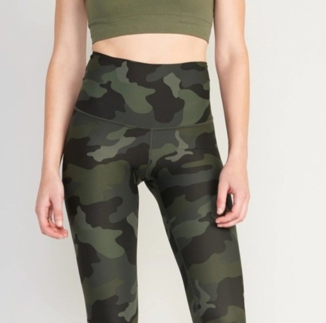 Old Navy Old Navy Leggings Camo Hi-Rise PowerSoft NWOT SP Size 28" / US 6 / IT 42 - 3 Thumbnail