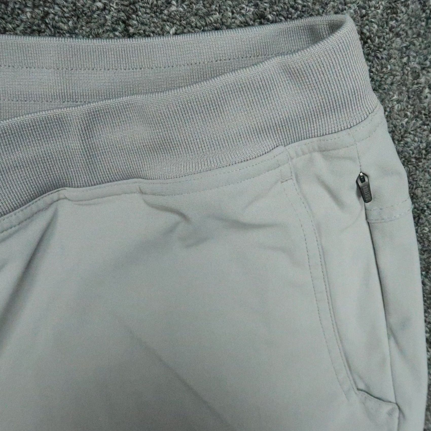 Vintage Legends Pants Mens 2XL Gray Jogger Zip Pocket Athletic Stretch 2XL Pants Tapered Inseam 29 in Jogger Sportswear Activewear Size US 39 - 4 Thumbnail
