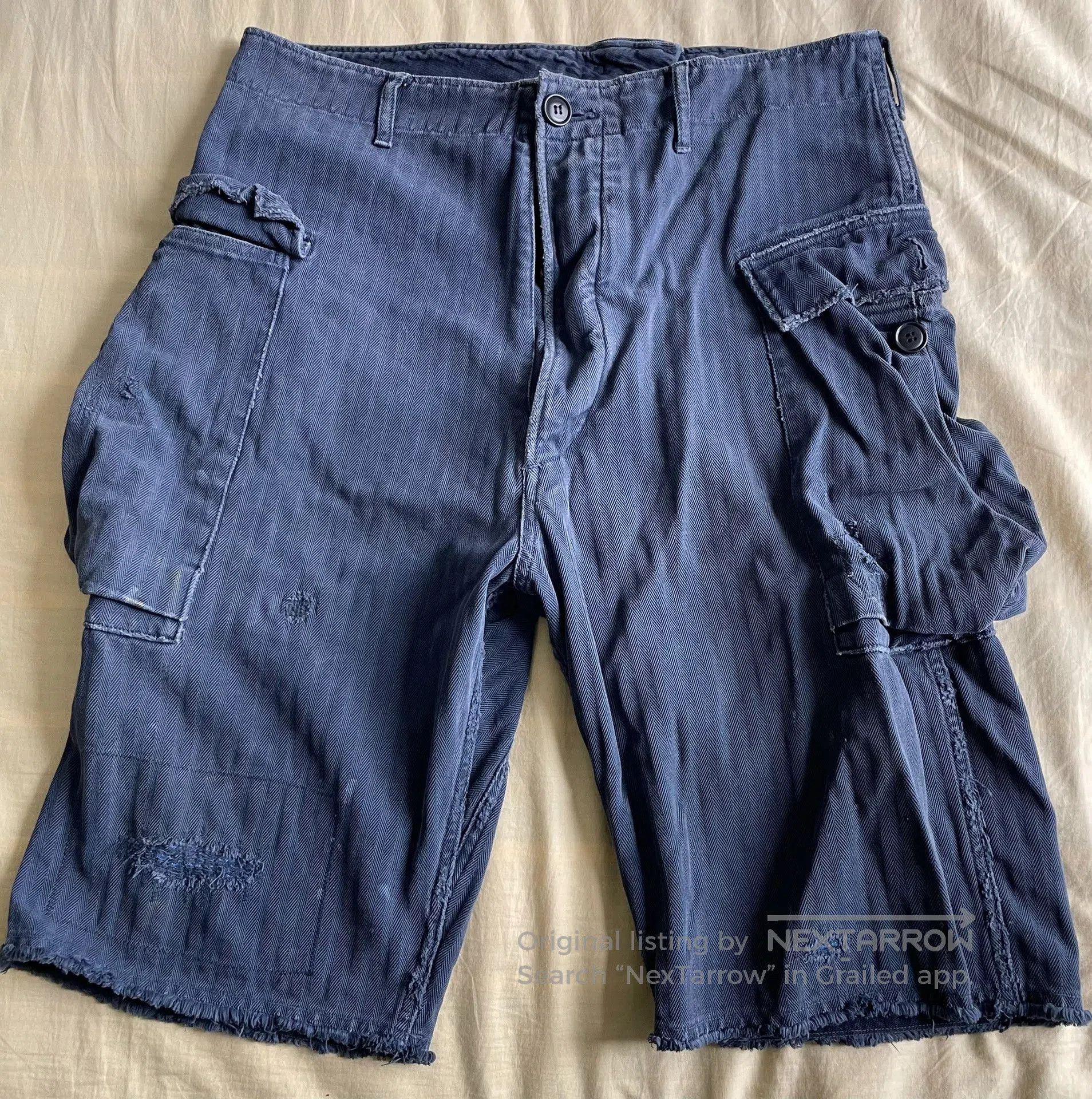 Visvim VISVIM VETERANS CRASH Cargo Shorts. Size US 26 / EU 42 - 1 Thumbnail