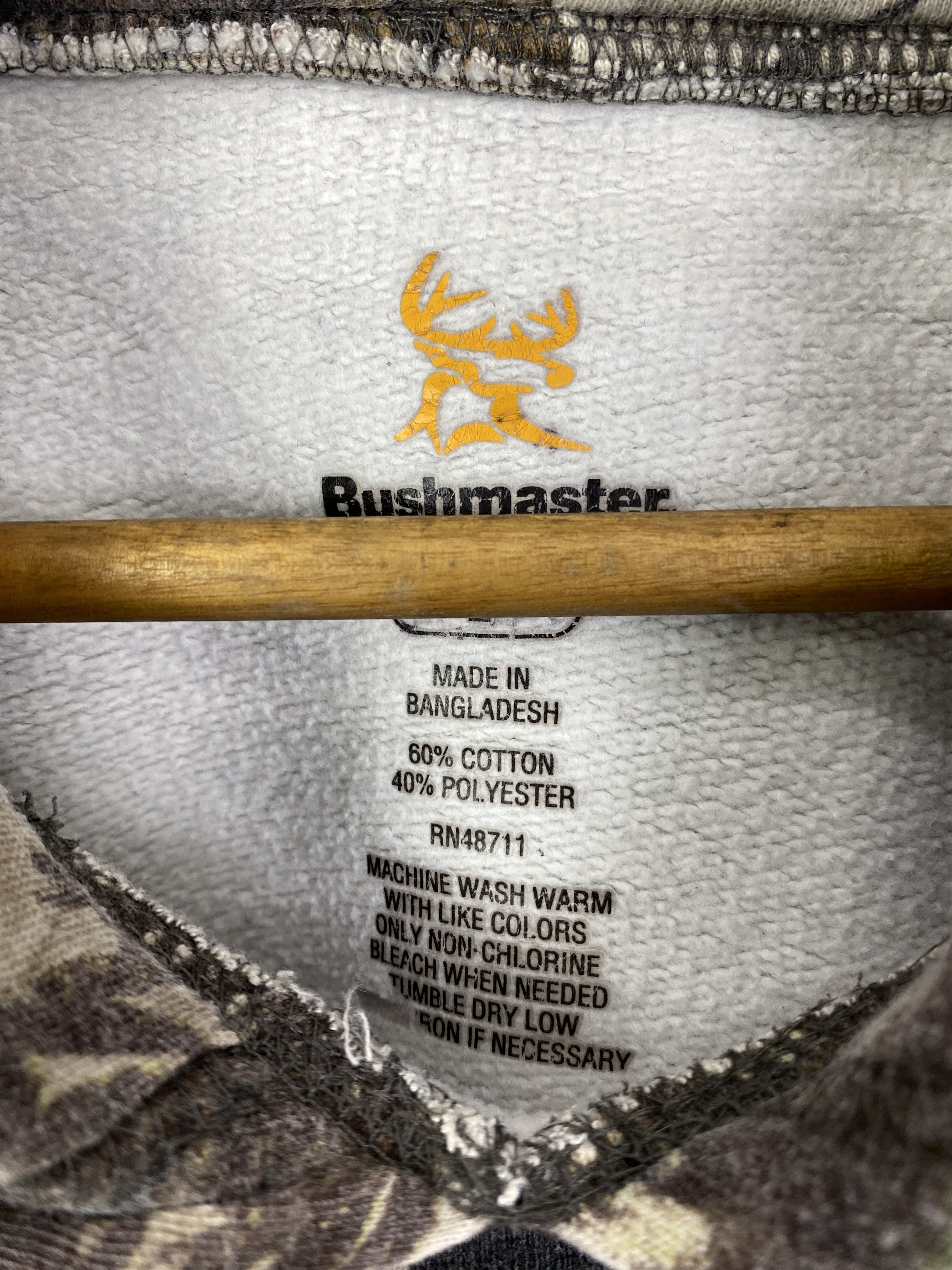 Japanese Brand Vintage Bushmaster Blank Forest Pullover Hoodie SH0197 Size US L / EU 52-54 / 3 - 8 Thumbnail