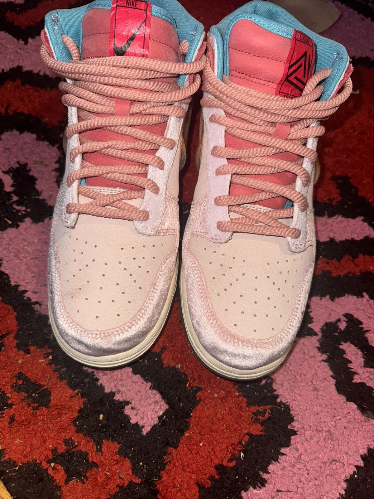 Nike × Social Status Social status dunk mid strawberry milk Size US 11 / EU 44 - 2 Thumbnail