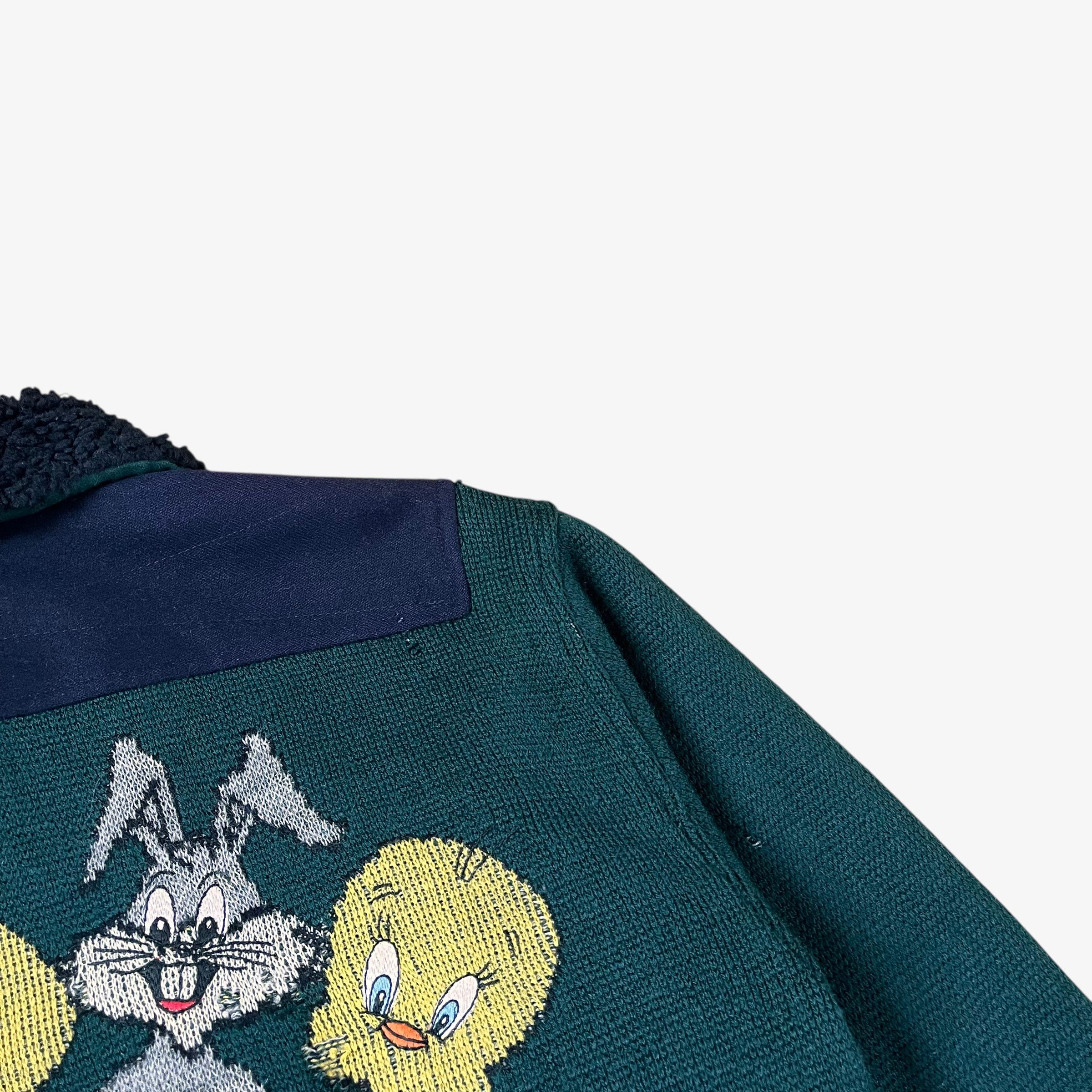 Iceberg Vintage 80s Men's ICEBERG Looney Tunes Wool Varsity Jacket Size US M / EU 48-50 / 2 - 7 Thumbnail