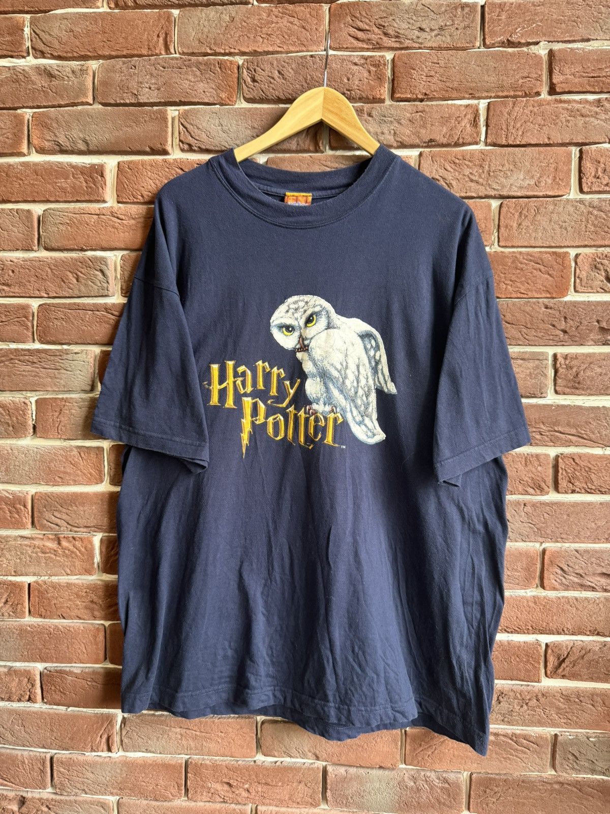 Hanes Vintage 2001 Harry Potter Hedwig Owl Movie Tee 00s Rare XL Size US XL / EU 56 / 4 - 1 Thumbnail