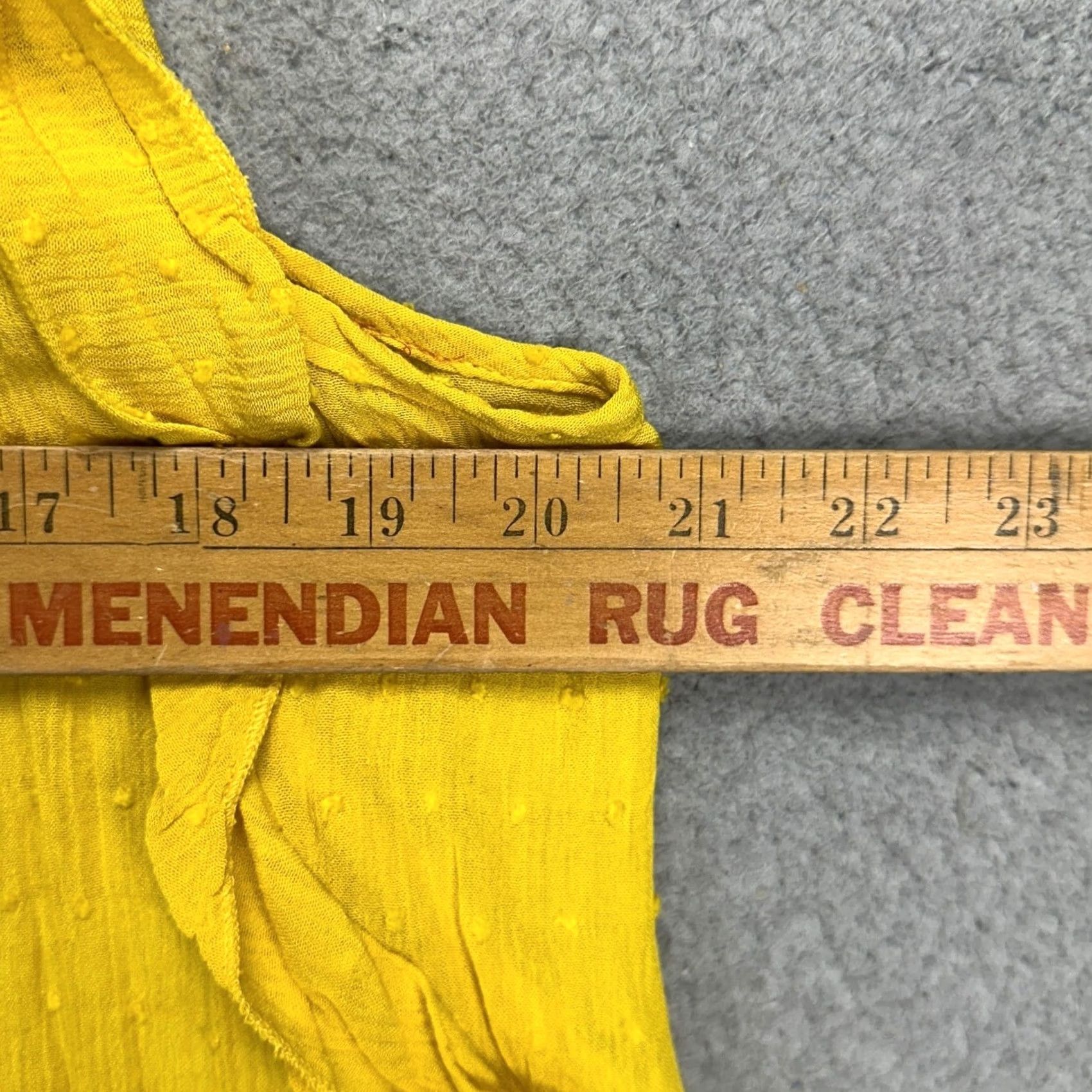 Vintage Maeve Anthropologie Womens Flutter Sleeveless Top Shirt Large Yellow Blouse NEW Size L / US 10 / IT 46 - 7 Thumbnail