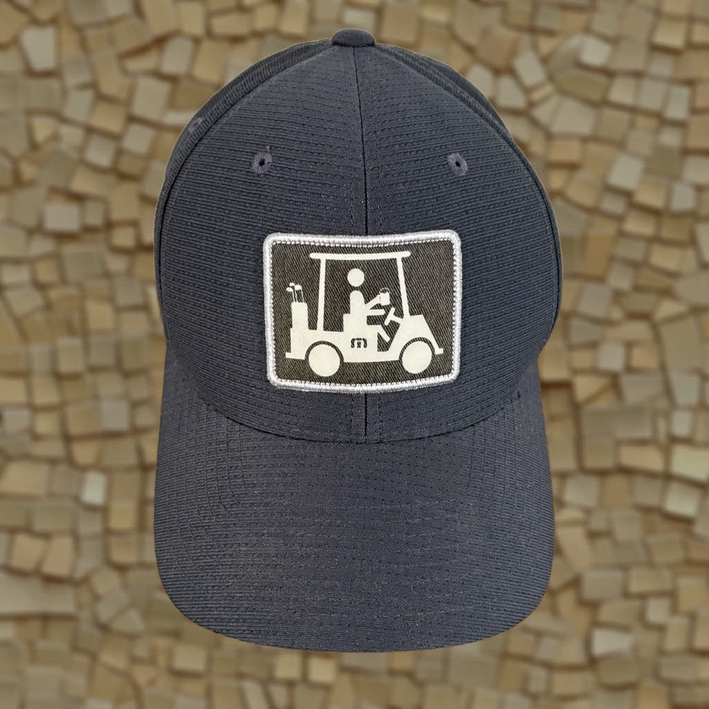 TravisMathew Travis Mathew Hat Cap Snapback Navy Blue Golf Cart Golfer One Ten Flexfit Adjustable Lightweight Baseball Cap Mens Boys? Size ONE SIZE - 1 Thumbnail