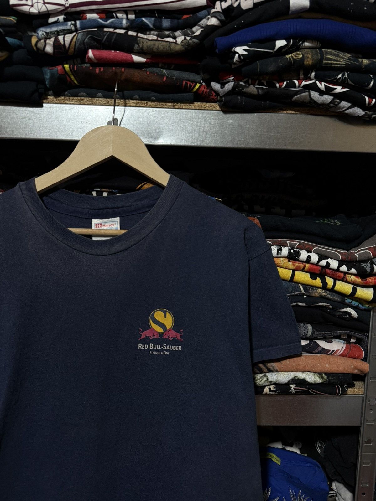 Red Bull Rare 90’s Red Bull Sauber Petronas MCM Racing F1 T-Shirt Size US L / EU 52-54 / 3 - 3 Thumbnail