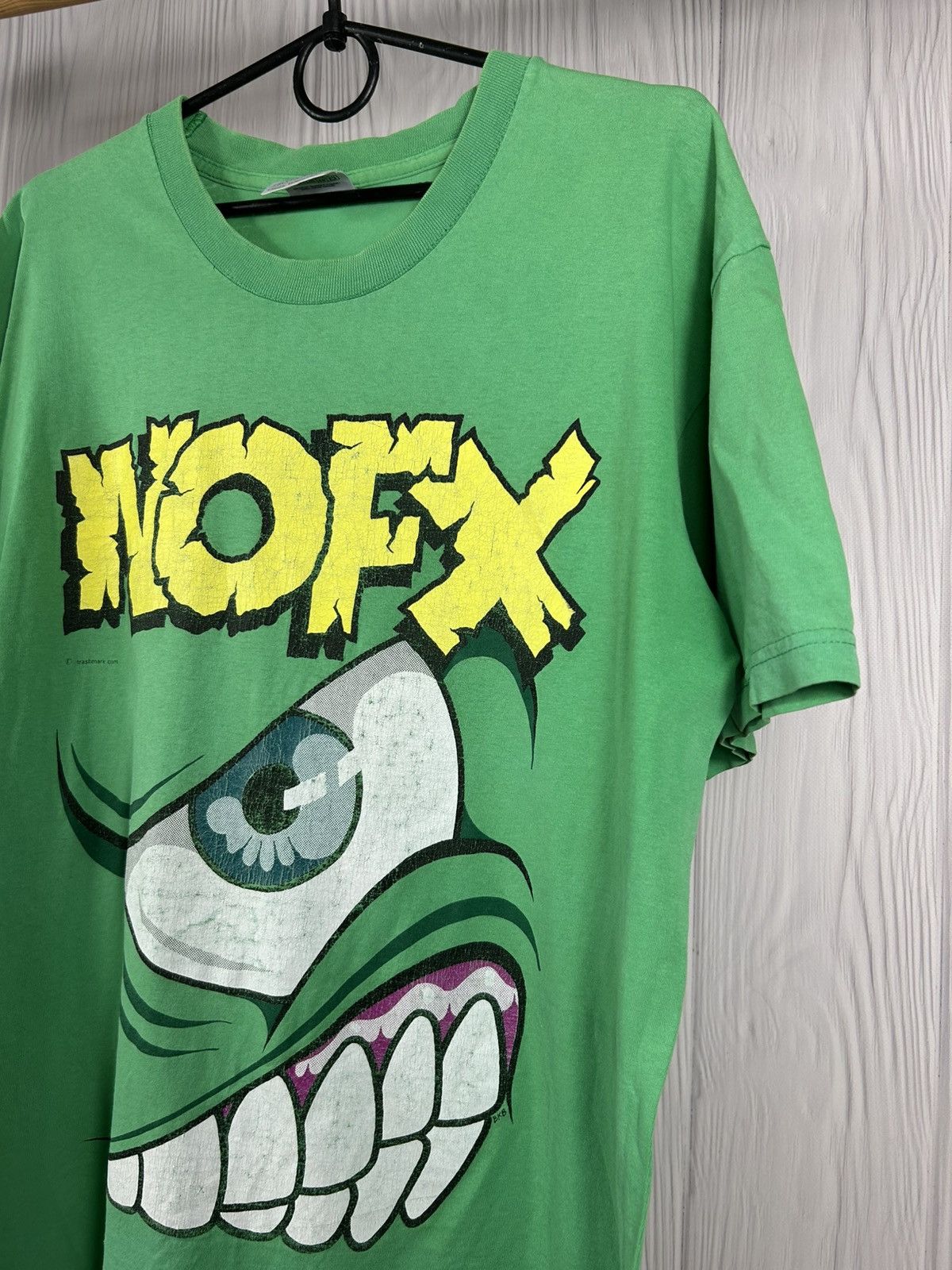 Band Tees Rare Vintage 90s NOFX Mons-Tour Distressed T-Shirt Size M Size US M / EU 48-50 / 2 - 4 Thumbnail