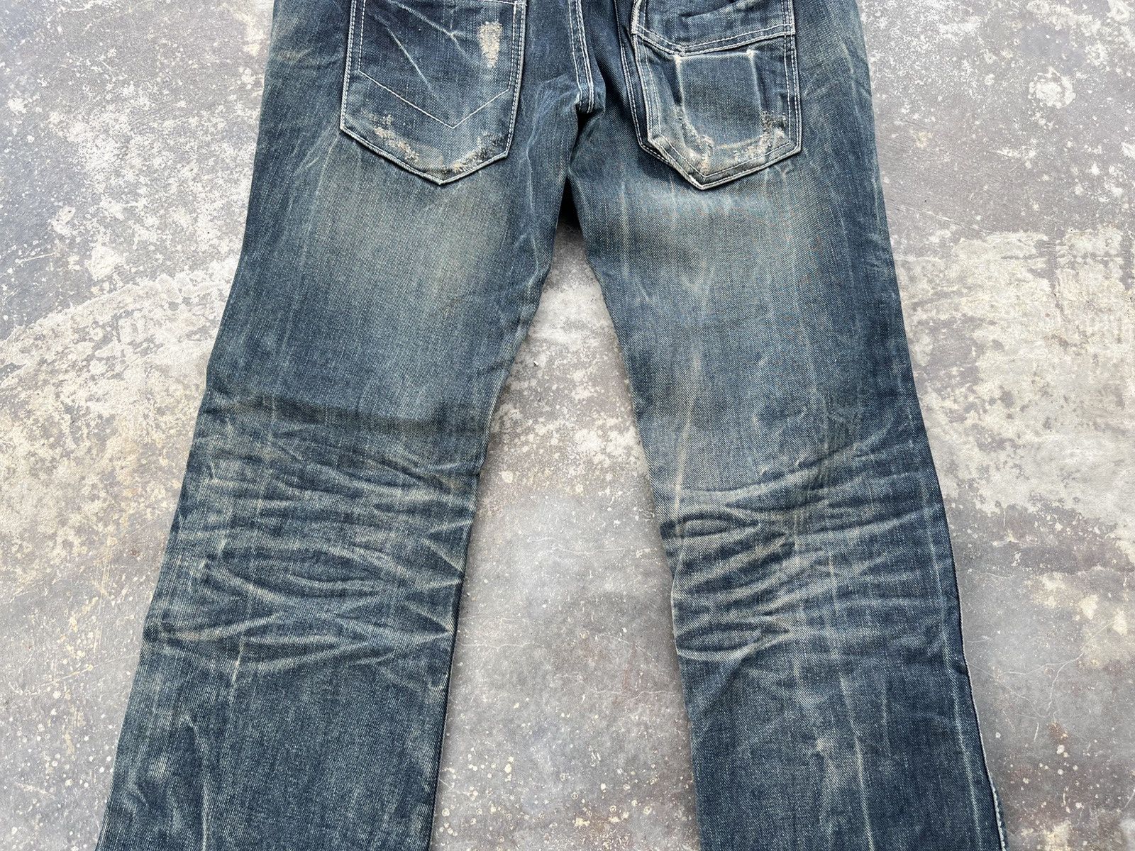 Hysteric Glamour × Japanese Brand × Vintage Crazy Mudwash Hysteric Inspired Denim Size US 33 - 4 Thumbnail