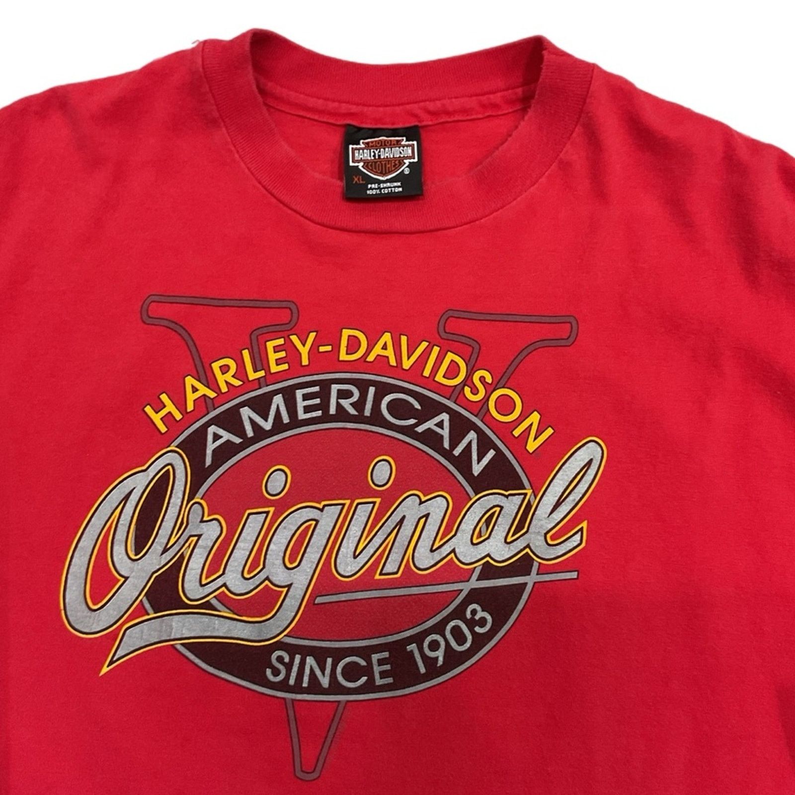 Harley Davidson 90s HARLEY DAVIDSON Birmingham, AL AMERICAN BIKER t-shirt Size US XL / EU 56 / 4 - 2 Thumbnail