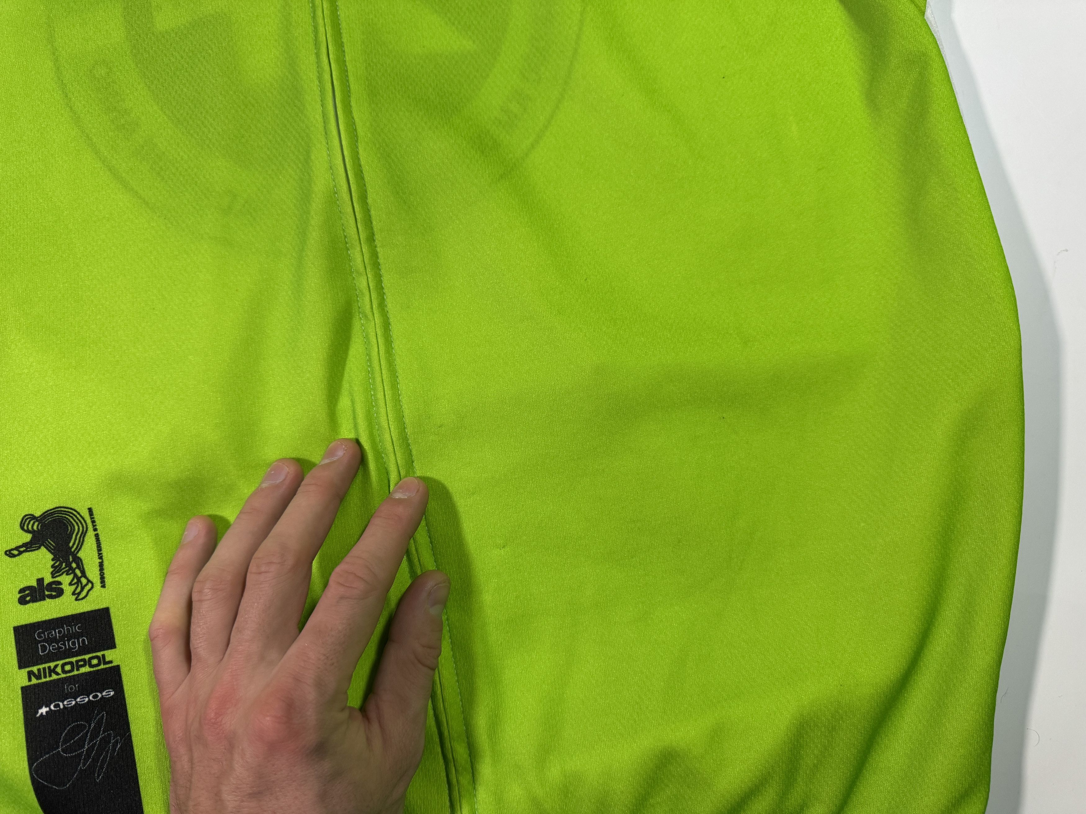 Bicycle Assos Equipe Cycling Jersey Bicycle Full Zip Green XL Size US XL / EU 56 / 4 - 12 Thumbnail