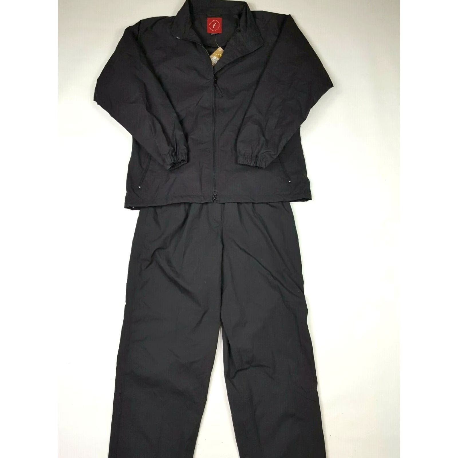 Vintage VINTAGE Forrester's SporTech 2 Piece Tracksuit Windbreaker Pants Women's L Black Rain Resistant Rain Pants Outdoor 90s Golf Sports 2 Piece Womens Size 36" / US 14 / IT 50 - 2 Thumbnail